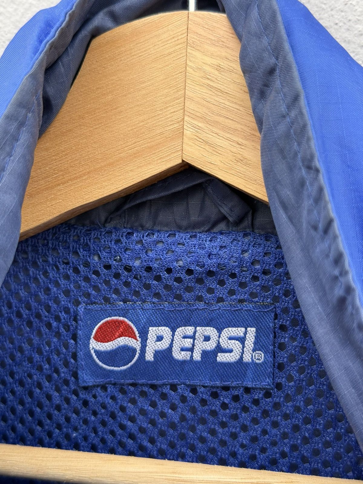 Pepsi Vintage Distress PEPSI Embroidery & Biglogo Light Jacket Size US L / EU 52-54 / 3 - 5 Thumbnail