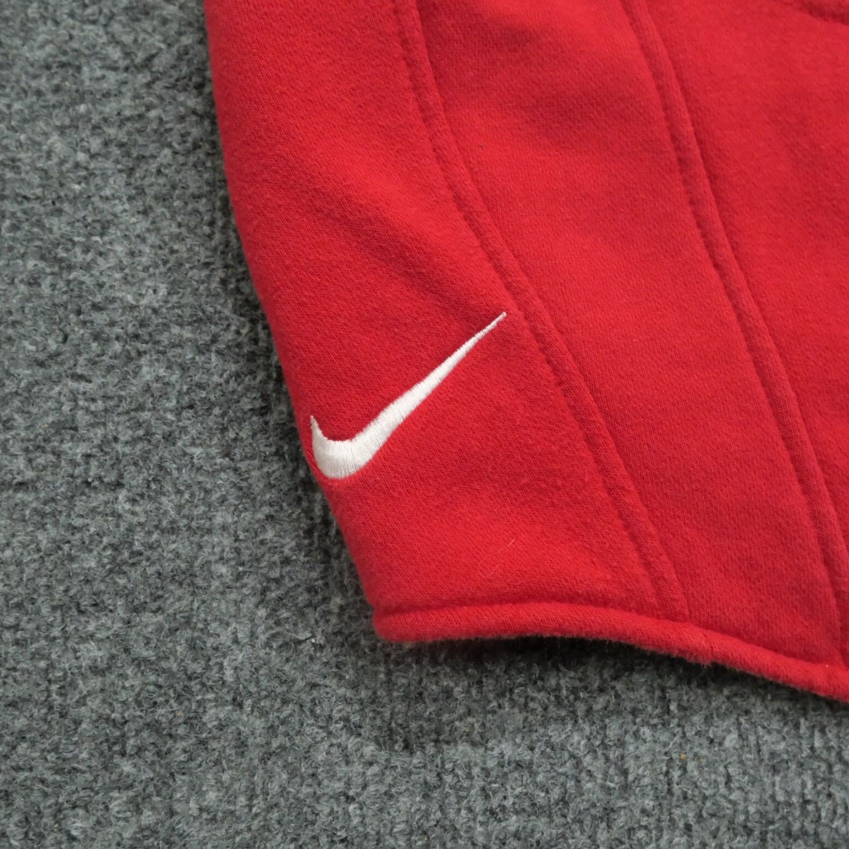 Nike Frankie Collective Nike Bustier Womens Large Top Red White Swoosh Tank Sleeveless Scoop Neck Size L / US 10 / IT 46 - 2 Thumbnail