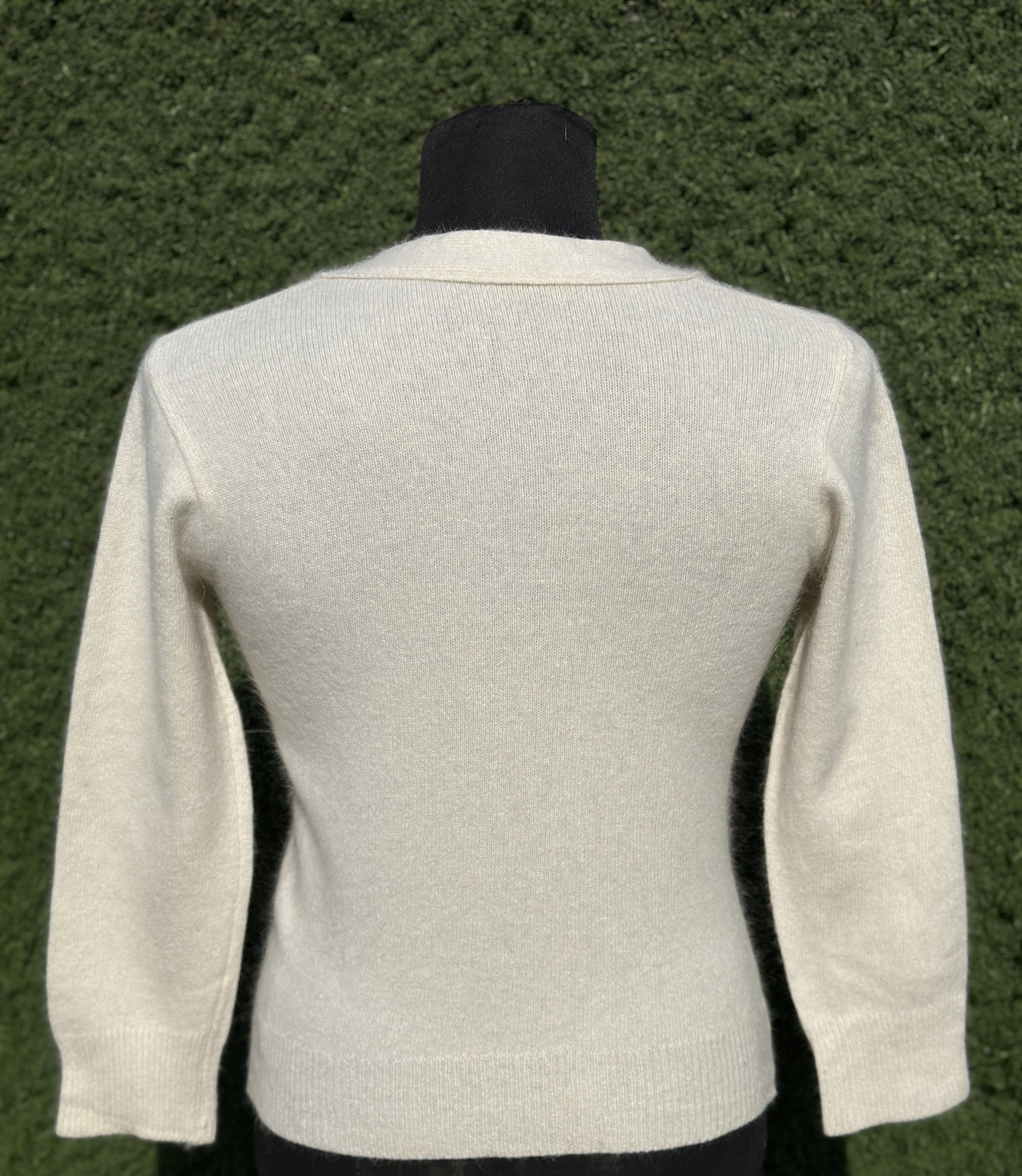 Prada Prada Wool Alpaca Cardigan Structured V Knit Size 42 IT Size M / US 6-8 / IT 42-44 - 7 Thumbnail