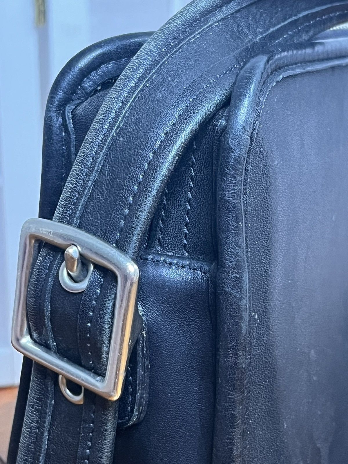 Coach × Vintage Vintage Coach: Black Leather Shoulder Bag Size ONE SIZE - 3 Thumbnail
