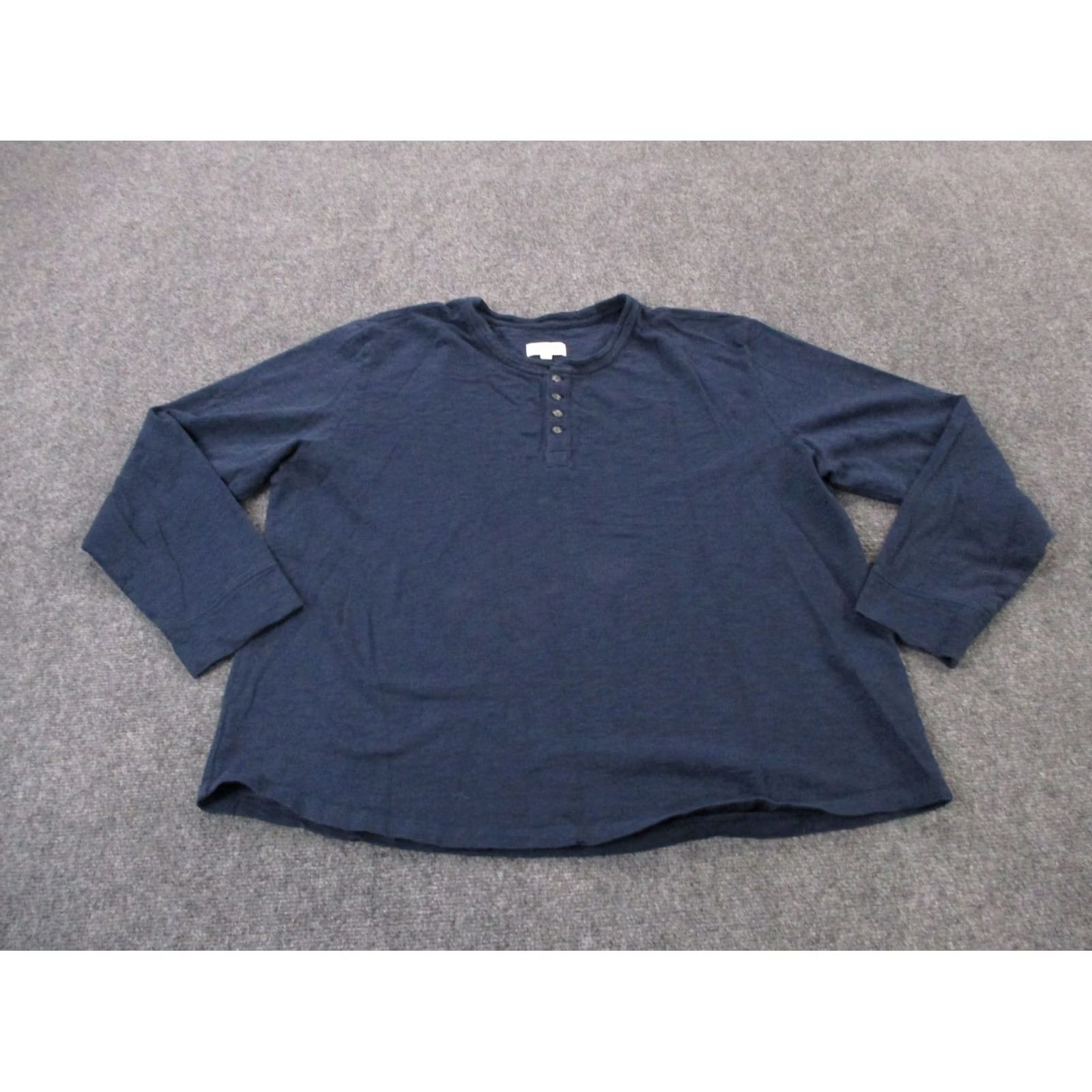 Tecovas Tecovas Shirt Mens 2XL Blue Lightweight Henley Casual Classic Outdoor Size US XXL / EU 58 / 5 - 2 Thumbnail