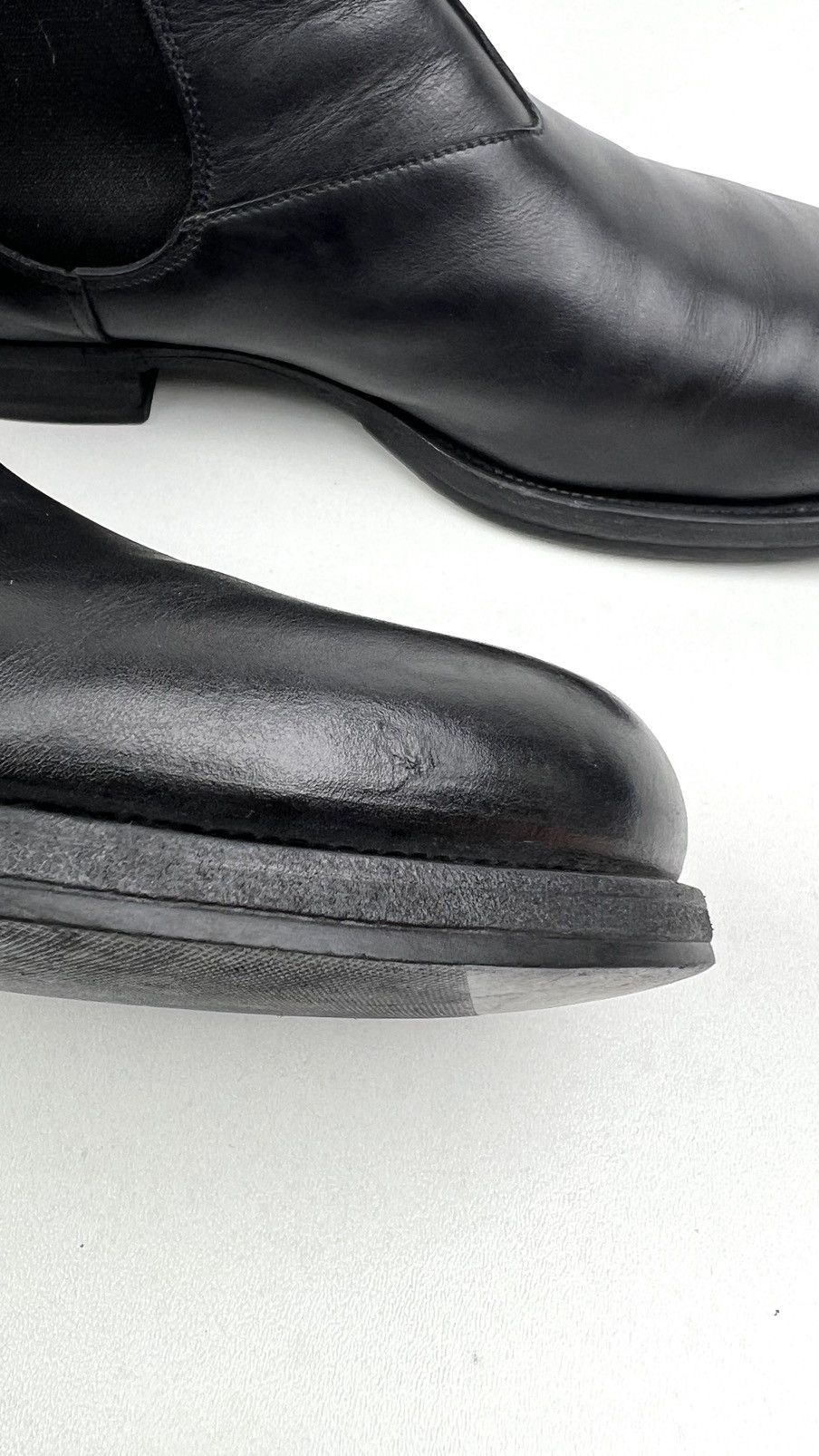 Prada PRADA MILANO Boots Chelsea Leather Shoes Handmade Black Mens Size US 7 / EU 40 - 8 Thumbnail