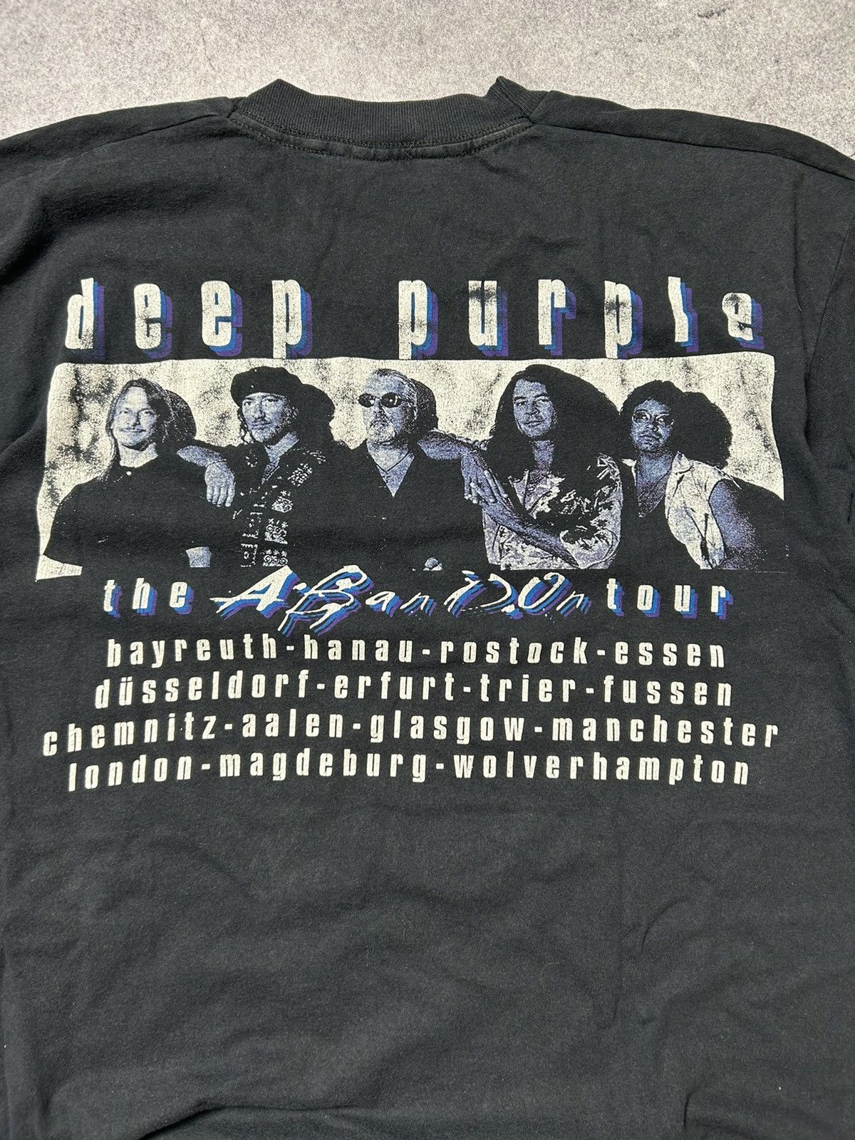 Band Tees × Vintage Vintage Deep Purple Abandon Tour 1998 UK Pop Rock T-Shirt Size US L / EU 52-54 / 3 - 8 Thumbnail