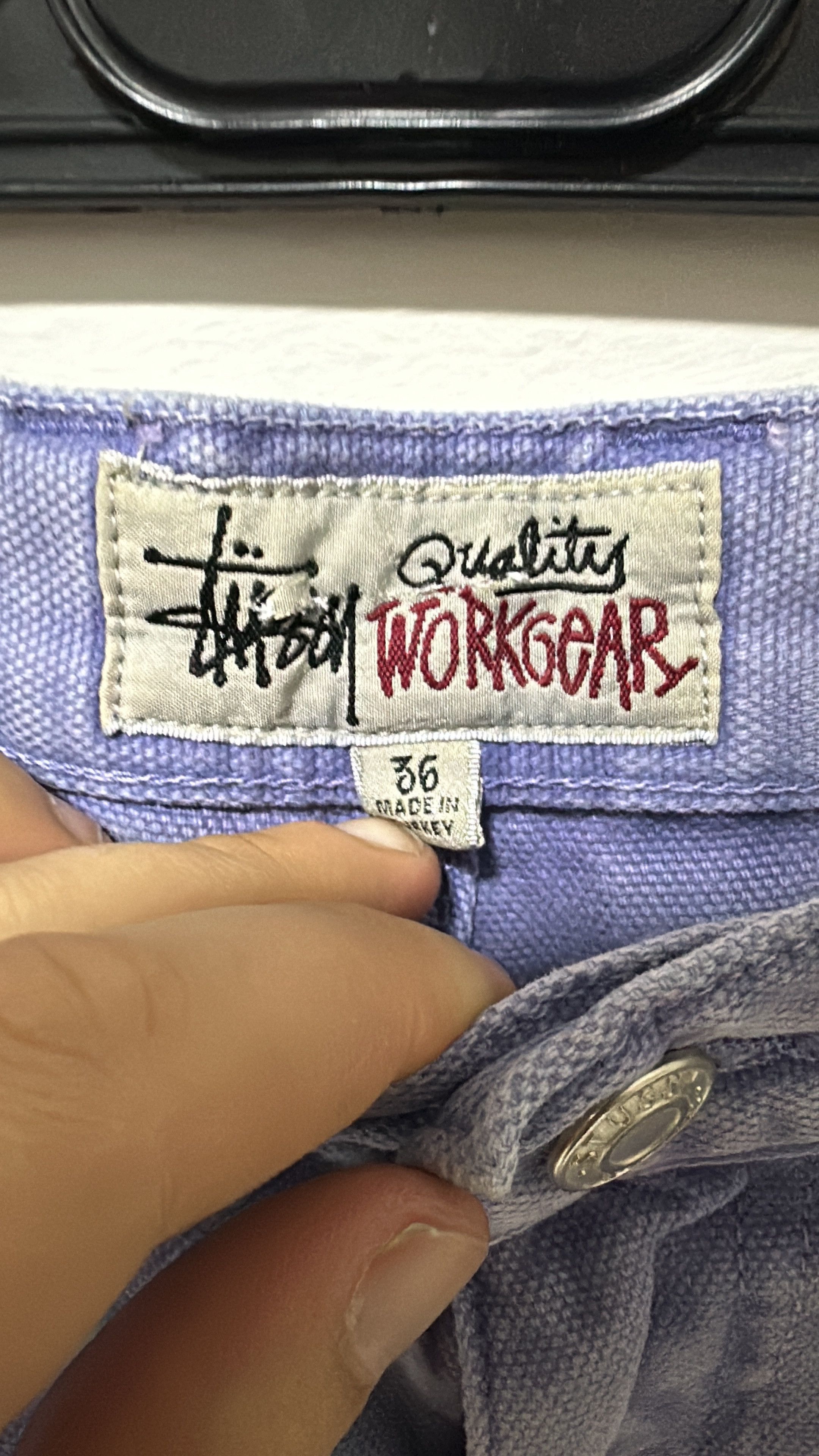 Stussy Stussy Hydrangea Double Knee Work Pant Canvas Size 36 Size US 36 / EU 52 - 6 Thumbnail