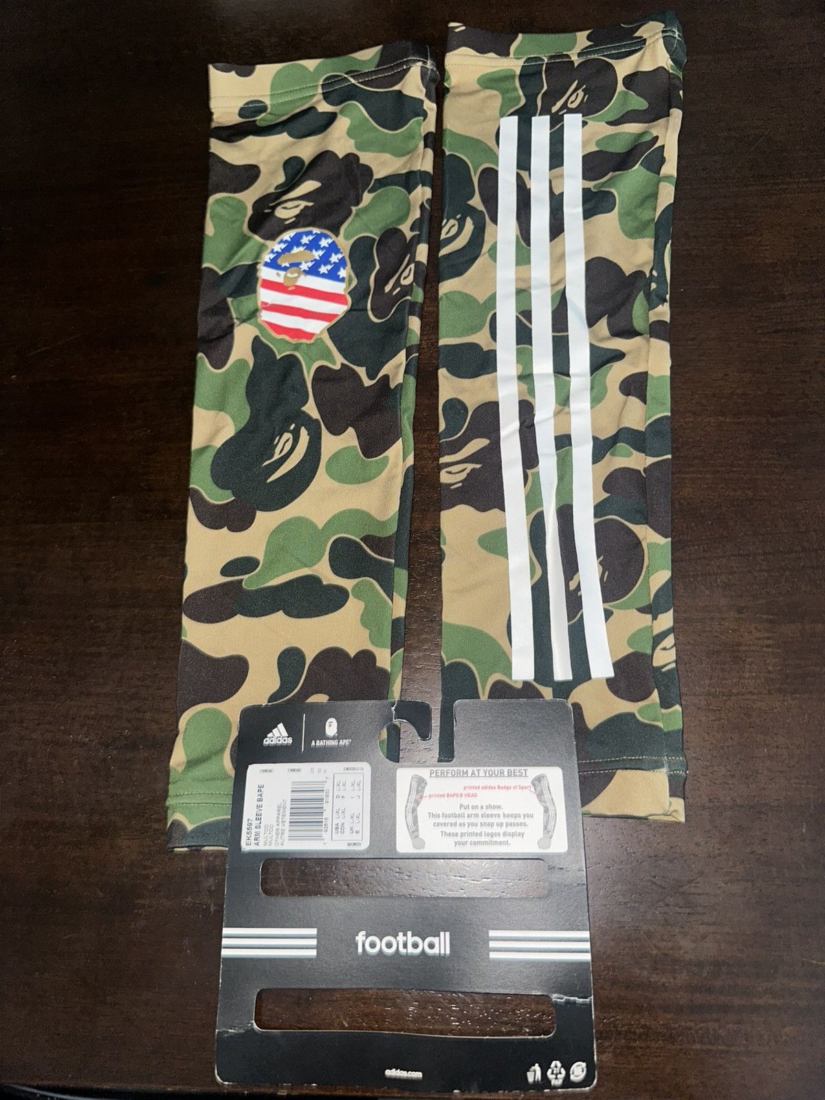 Bape Football Arm Sleeve Gloves Scarves