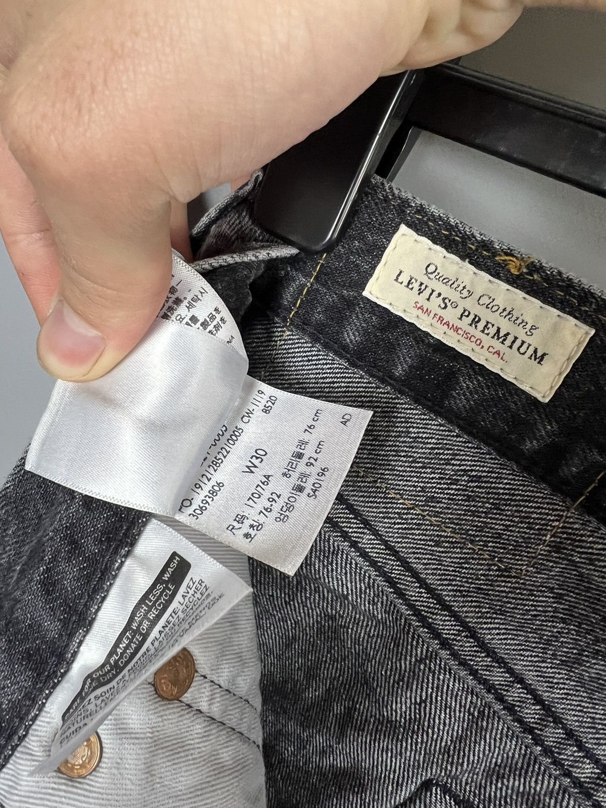 Levi's Levis premium 501 Big E 93' Cropped Denim Jeans Shorts Size US 30 / EU 46 - 8 Thumbnail