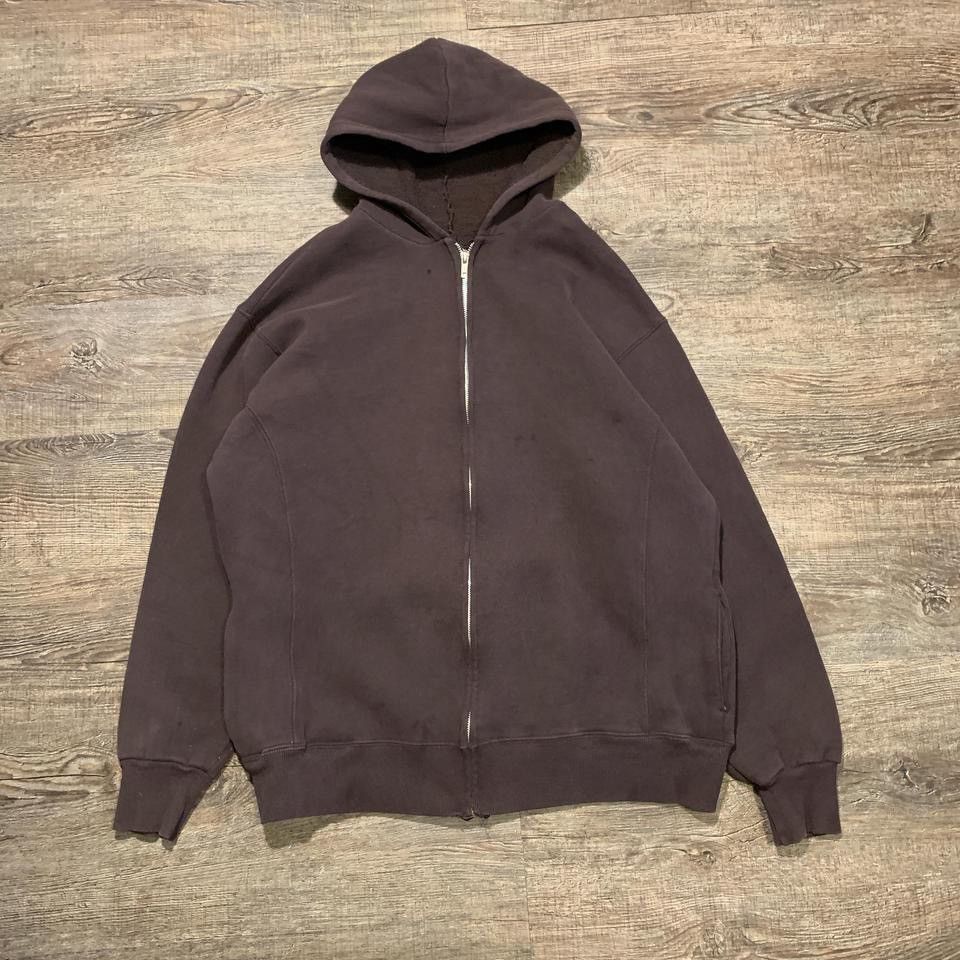 Y 2 K Brown Zip Up Hoodie | Grailed