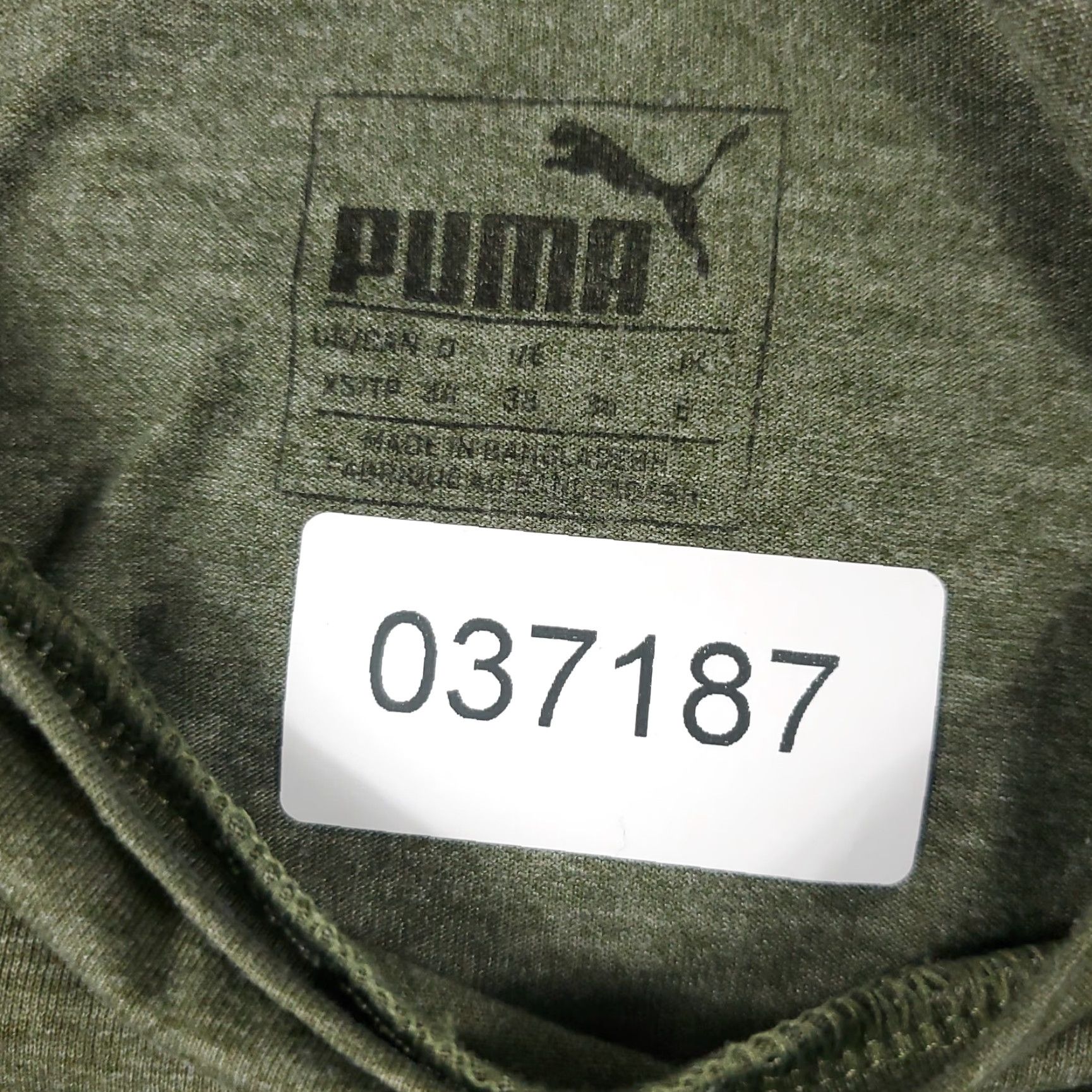 Puma VINTAGE Puma Womens T-Shirt Size XS Crew Neck Logo Casual Short Sleeve Green Size XS / US 0-2 / IT 36-38 - 7 Thumbnail