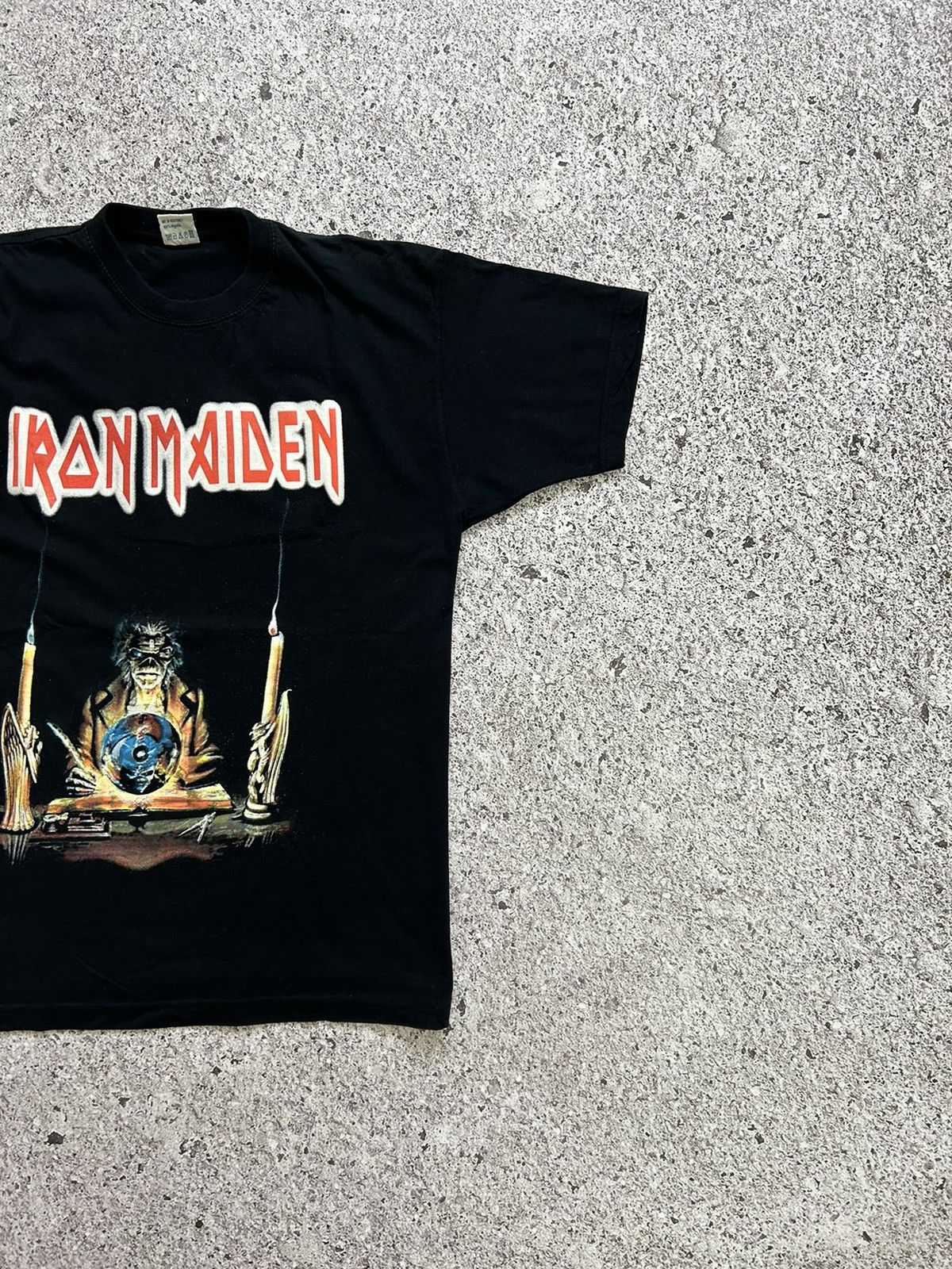 Band Tees × Vintage Vintage 90’s Iron Maiden Fuck Rock Band T-Shirt Y2K HYPE Size US XL / EU 56 / 4 - 3 Thumbnail