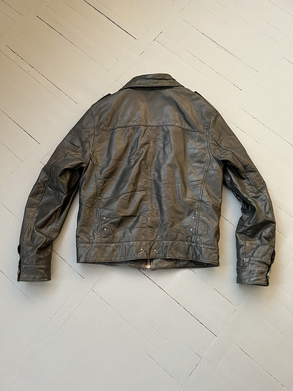 Vintage Vintage leather bomber jacket Size US M / EU 48-50 / 2 - 6 Thumbnail