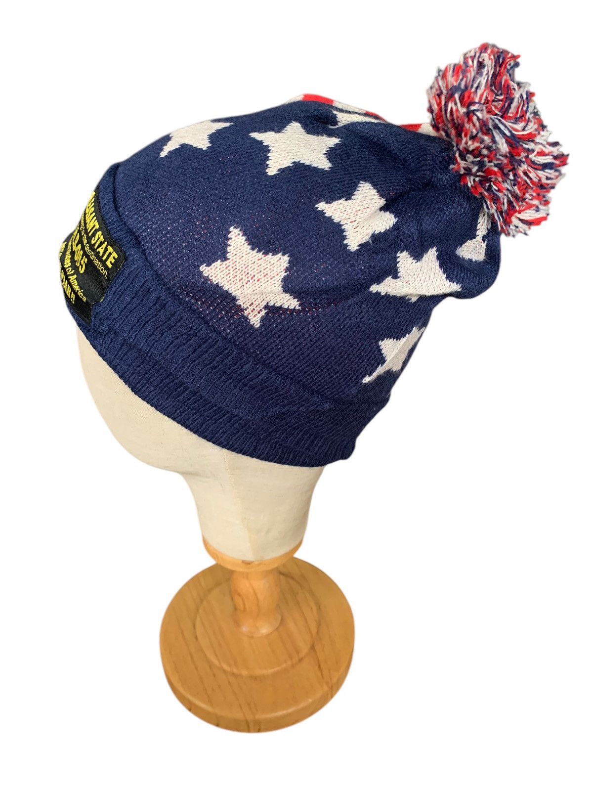 Japanese Brand × Kapital × Vintage American flag knitted Winter sessions Beanie Hats Size ONE SIZE - 4 Thumbnail