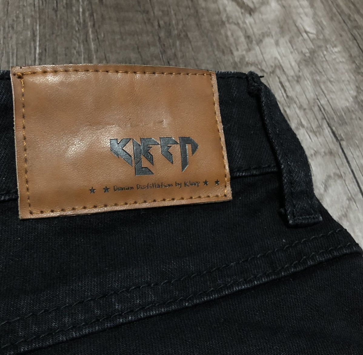 Designer Denim Distillation by Kleep Black Tye Dye Size US 29 - 21 Thumbnail