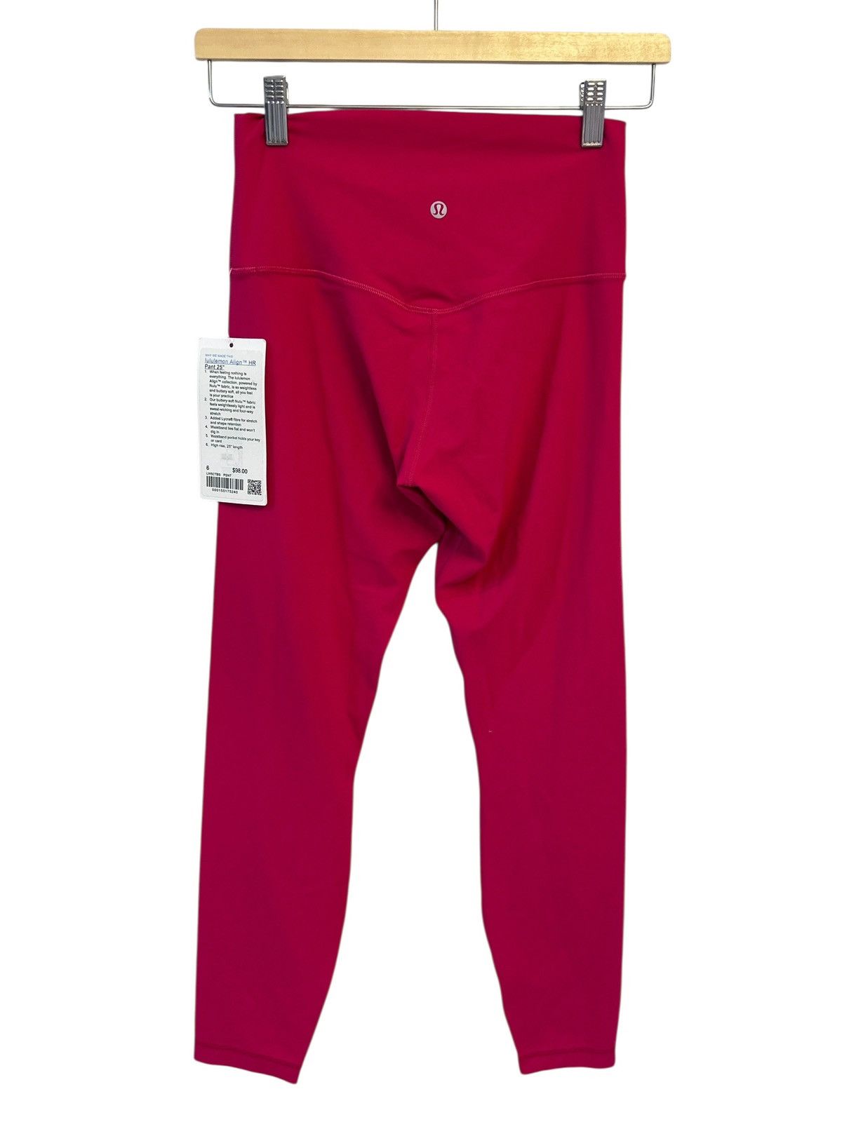 Lululemon NWT Lululemon 6 Align HR Pant 28” PSNT Passionate Pink Size 28" / US 6 / IT 42 - 2 Thumbnail