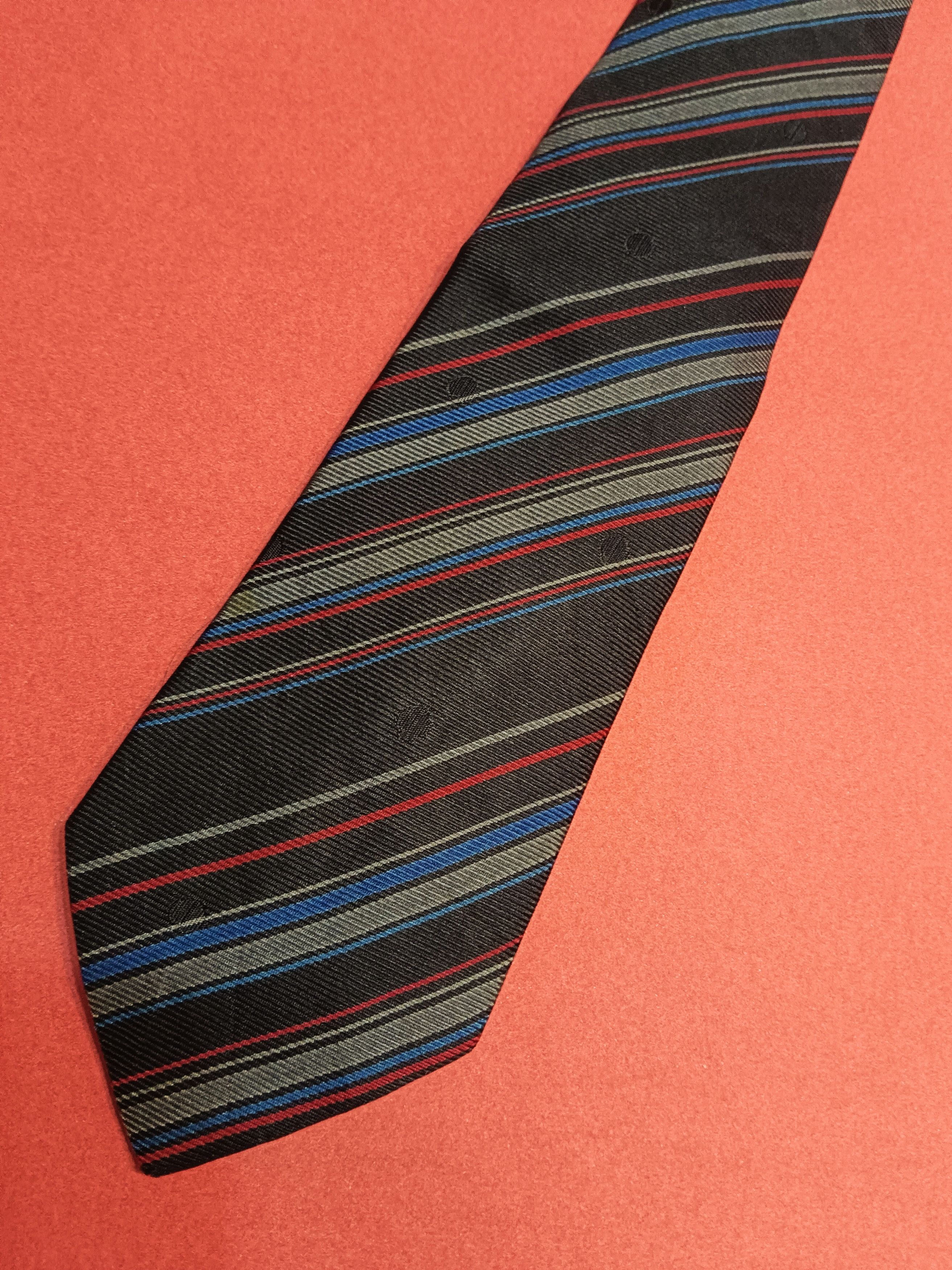 Alfred Dunhill Vtg Dunhill Silk woven Men's Necktie Italy Size ONE SIZE - 2 Thumbnail