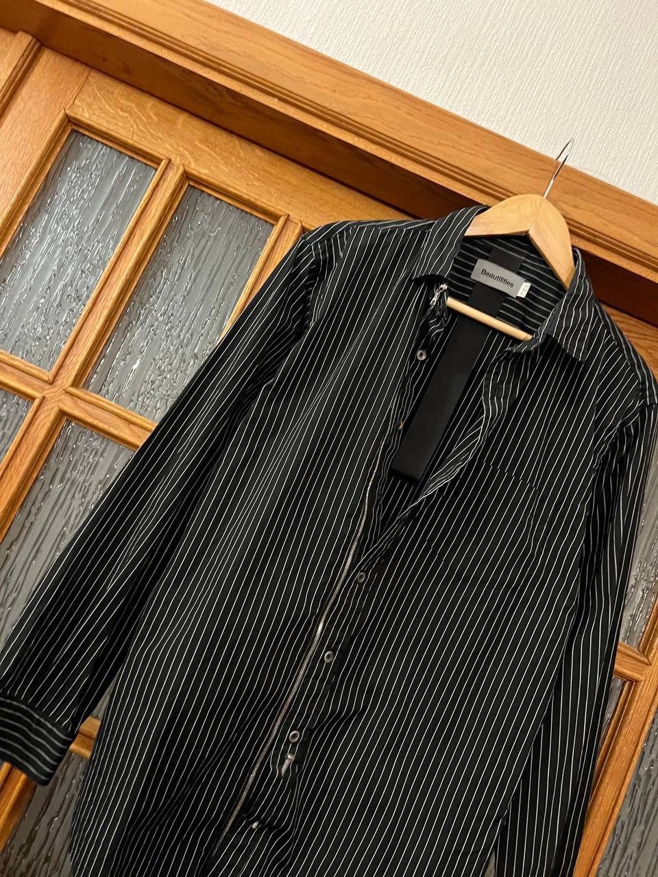 Japanese Brand Les Beautilities stripes screw shirt Size US M / EU 48-50 / 2 - 8 Thumbnail