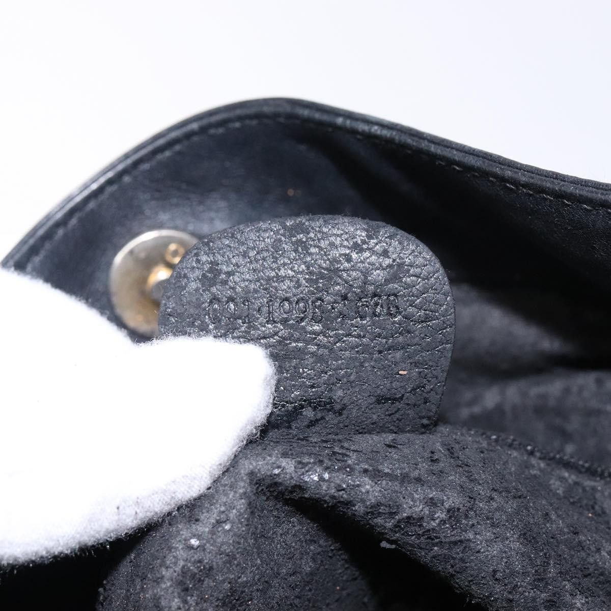Gucci GUCCI Bamboo Hand Bag Leather Black Gold 001 1998 001 1998 Size ONE SIZE - 19 Thumbnail