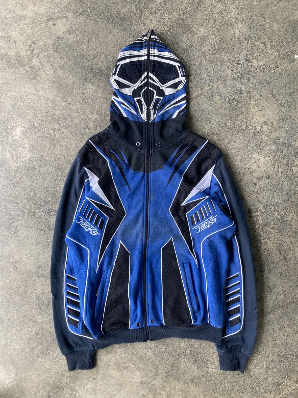 Japanese Brand Jacks Surfboards Full Zip Hoodie Mask Style Size US L / EU 52-54 / 3 - 3 Thumbnail
