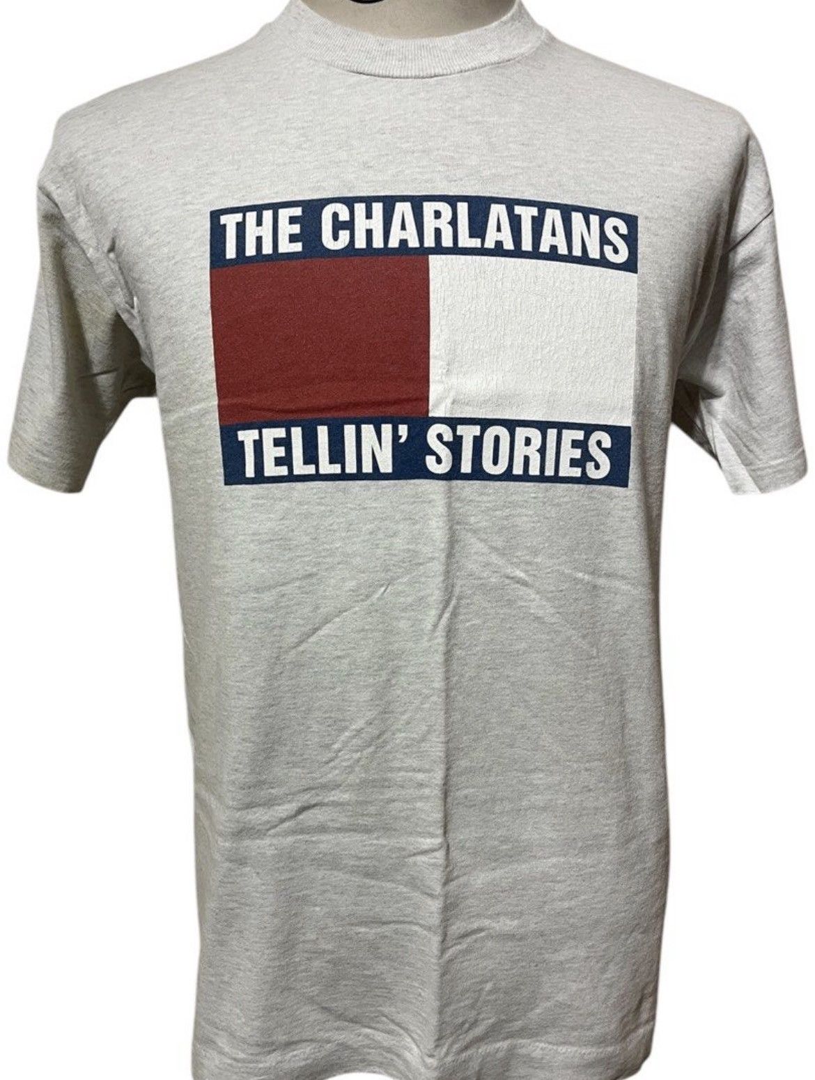 Vintage Vintage 90s The Charlatans Band T shirt Size US L / EU 52-54 / 3 - 1 Thumbnail