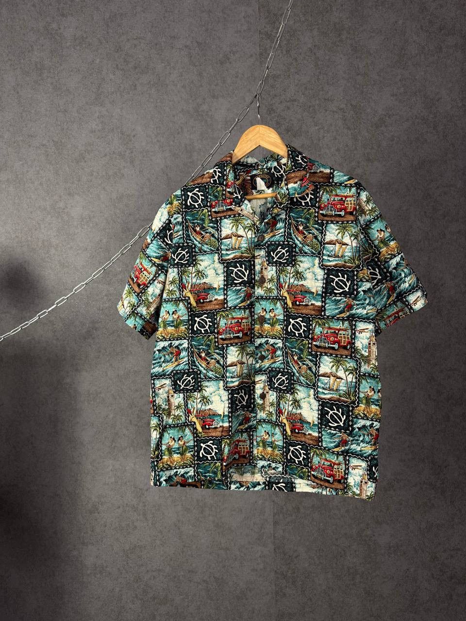 Vintage Hawaiian crazy art made in USA shirt Size US M / EU 48-50 / 2 - 1 Thumbnail