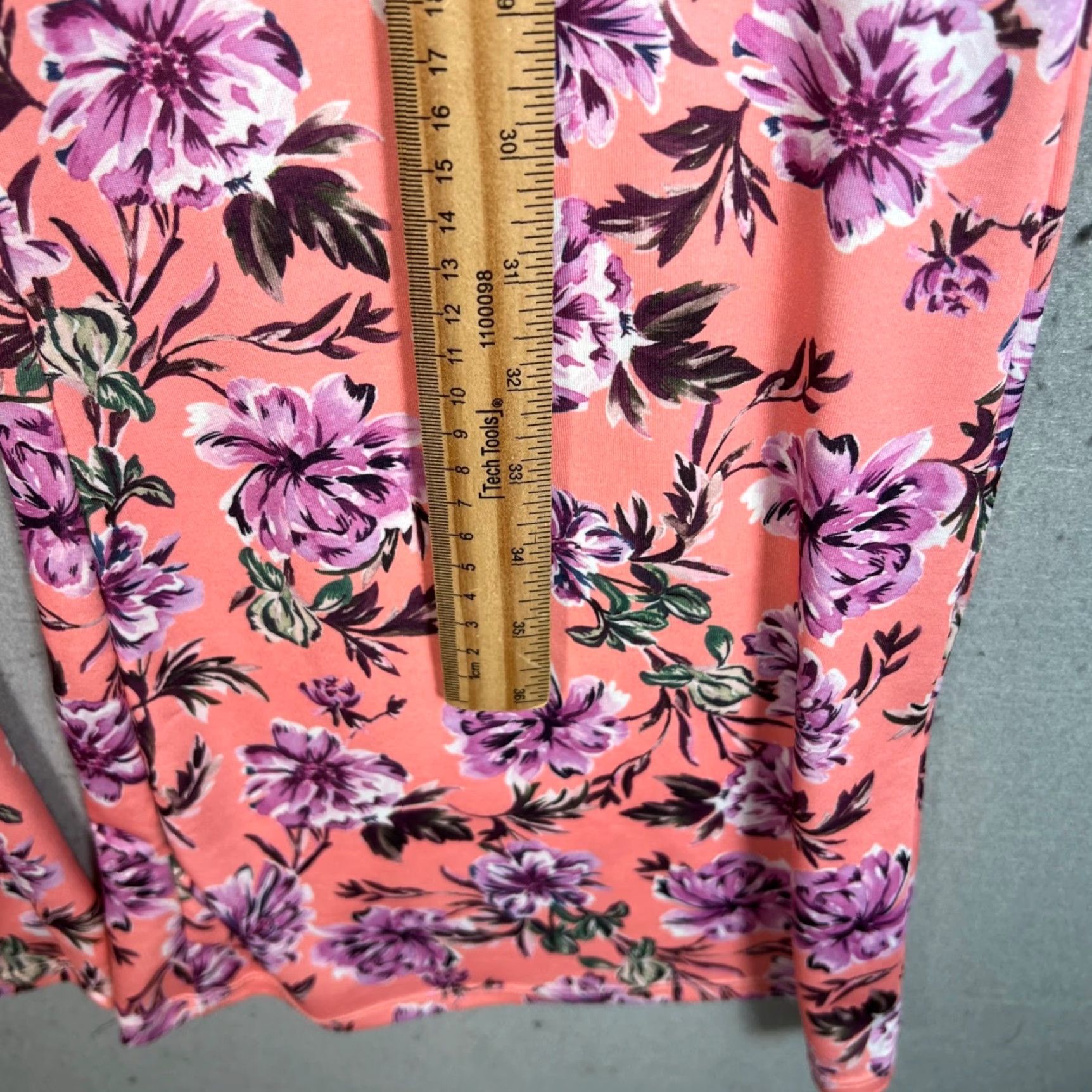 Beach Riot Beach Riot Womens Pants Floral Bell Bottom Stretch Bohemian Pink S Small Curve Waist 27in Inseam 33in Flared Gender Womens Size 28" / US 6 / IT 42 - 5 Thumbnail