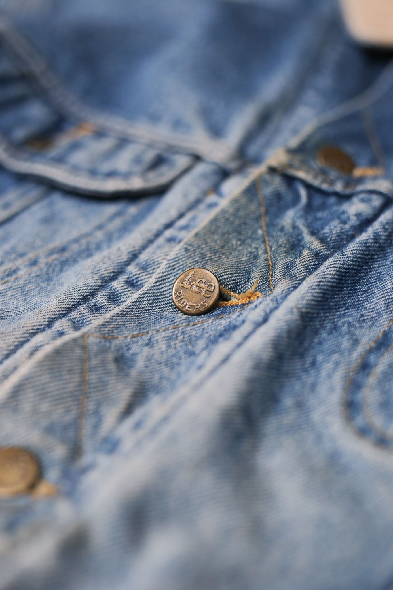 Lee × Vintage 80’s/90's Lee Storm Rider Denim Jacket XXL Size US XXL / EU 58 / 5 - 5 Thumbnail