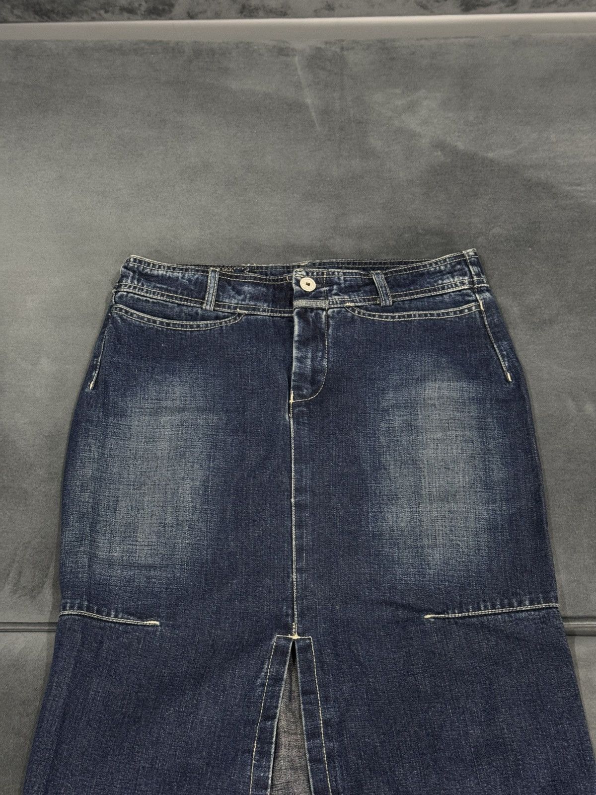 Marithe + Francois Girbaud Marithe Francois Girbaud Glamour Denim Mini Skirt Size 26" / US 2 / IT 38 - 3 Thumbnail