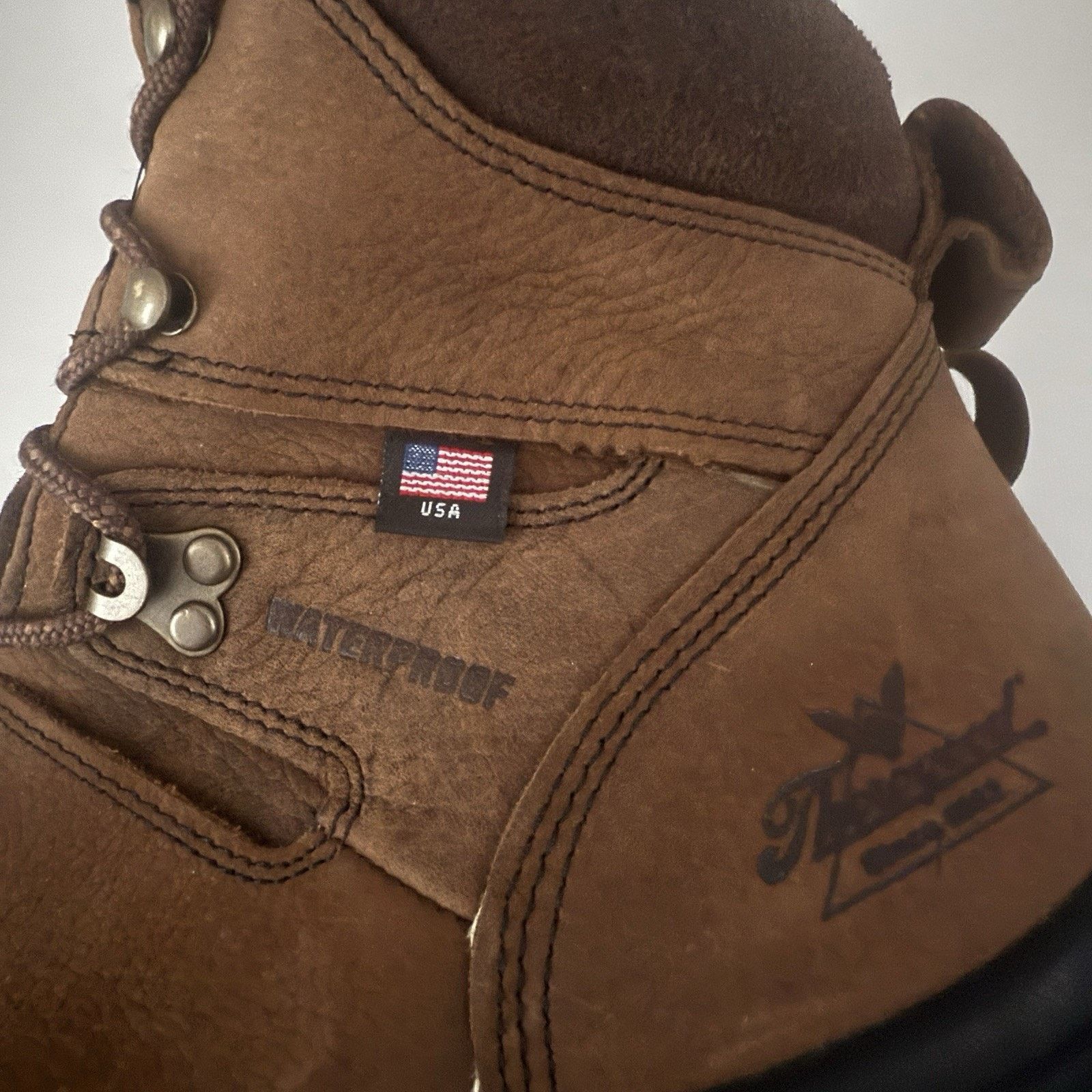 Thorogood Thorogood Work Boots American Union Brown Safety Waterproof Size US 11 / EU 44 - 8 Thumbnail
