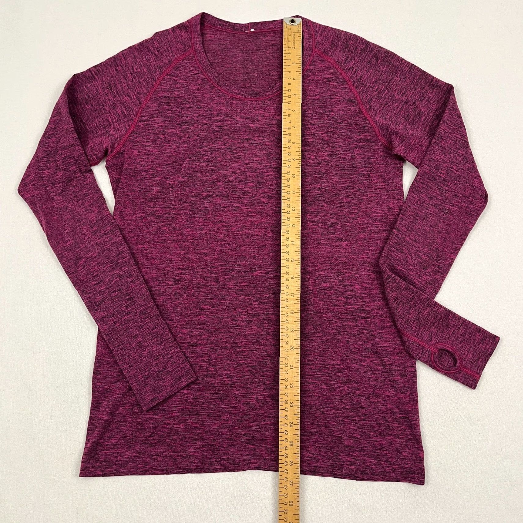 Lululemon Lululemon Swiftly Tech Shirt Size 12 Heathered Pink Long Sleeve Gym Yoga Workout Size XL / US 12-14 / IT 48-50 - 5 Thumbnail