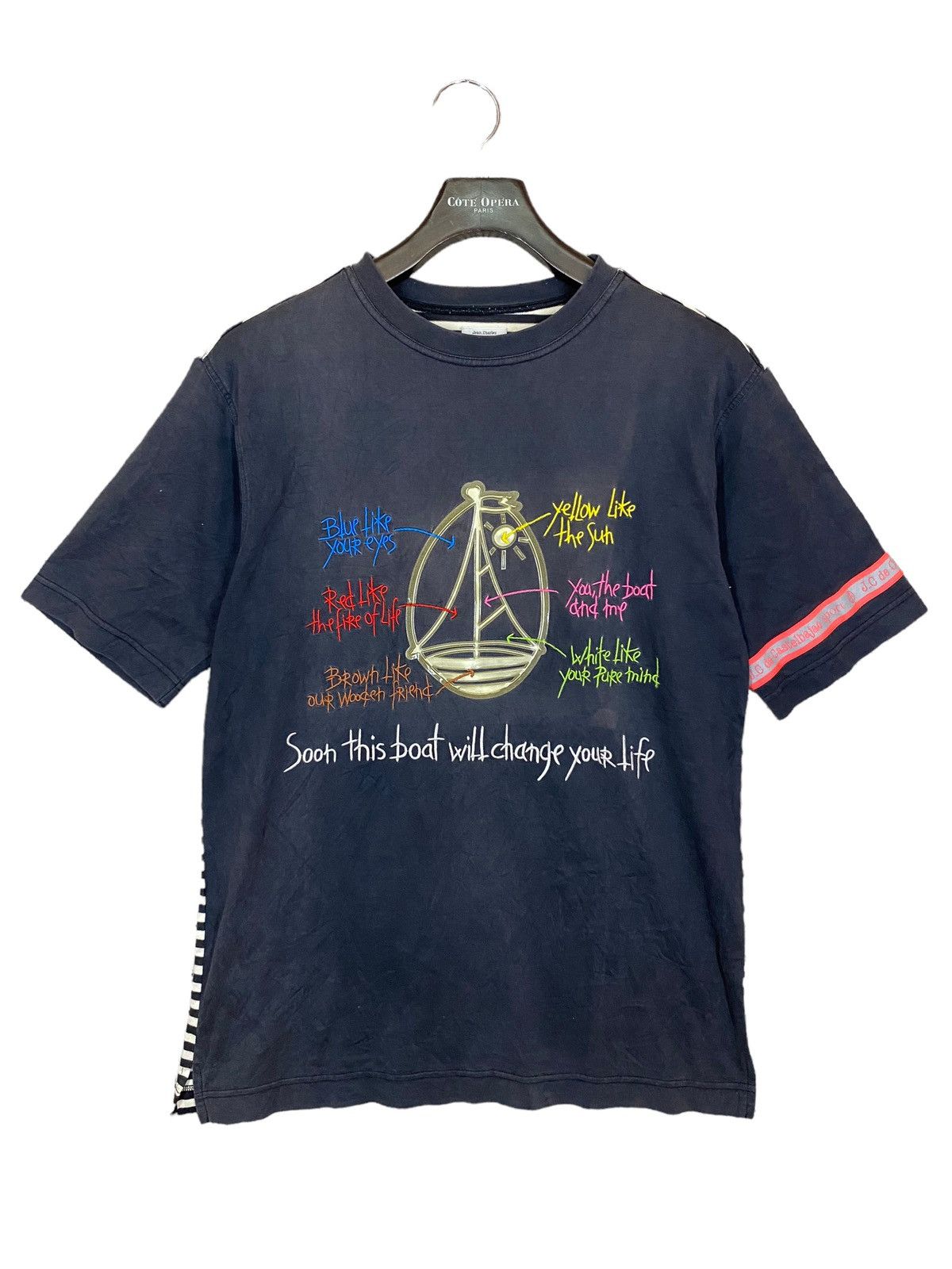 Designer ‼️ Jean. Charles de castelbajac sport tshirt sunfaded sz3 Size US L / EU 52-54 / 3 - 1 Thumbnail