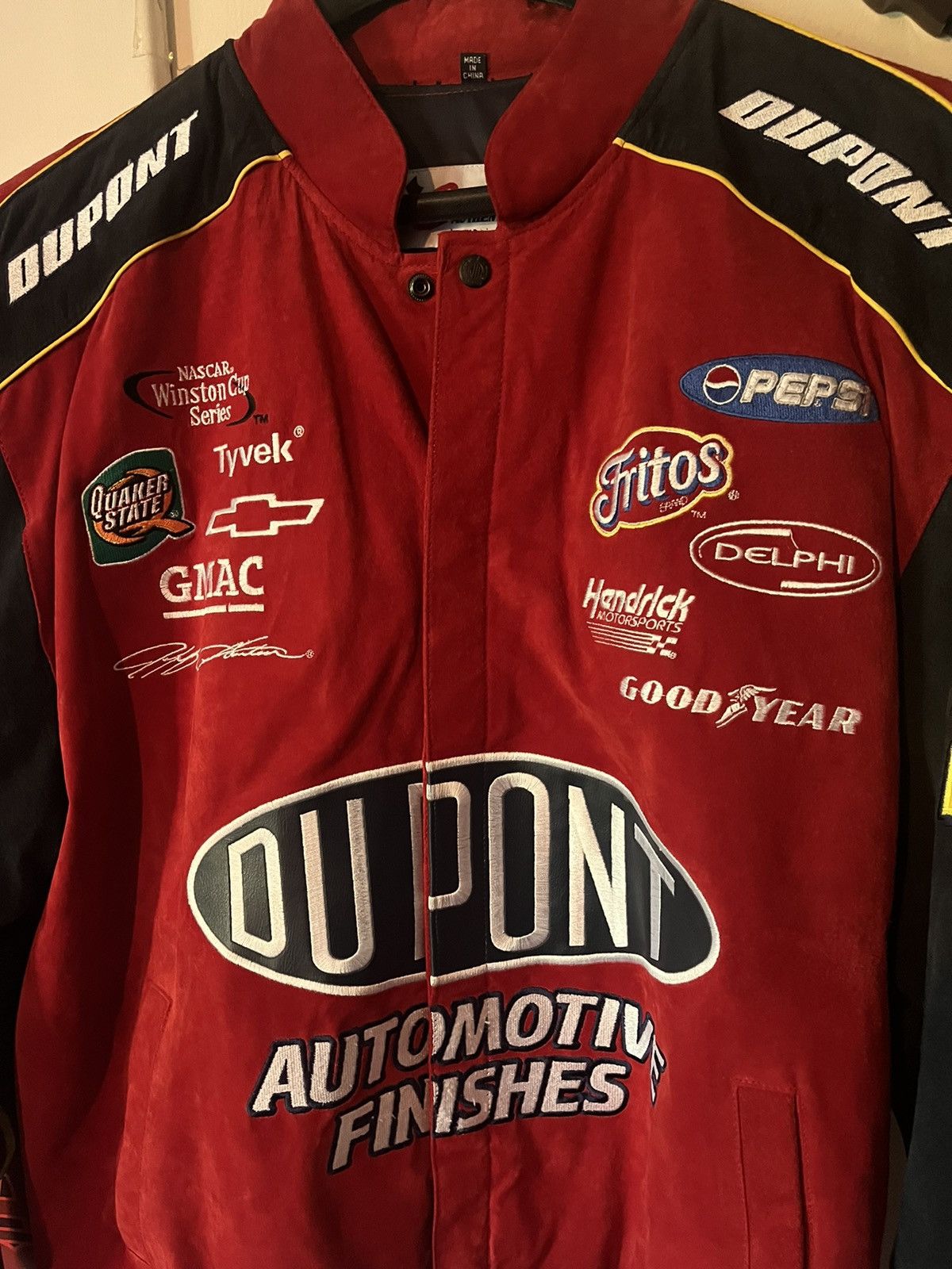 Chase Authentics Vintage chase authentics Jeff Gordon Du Pont Nascar jacket Size US XL / EU 56 / 4 - 2 Thumbnail