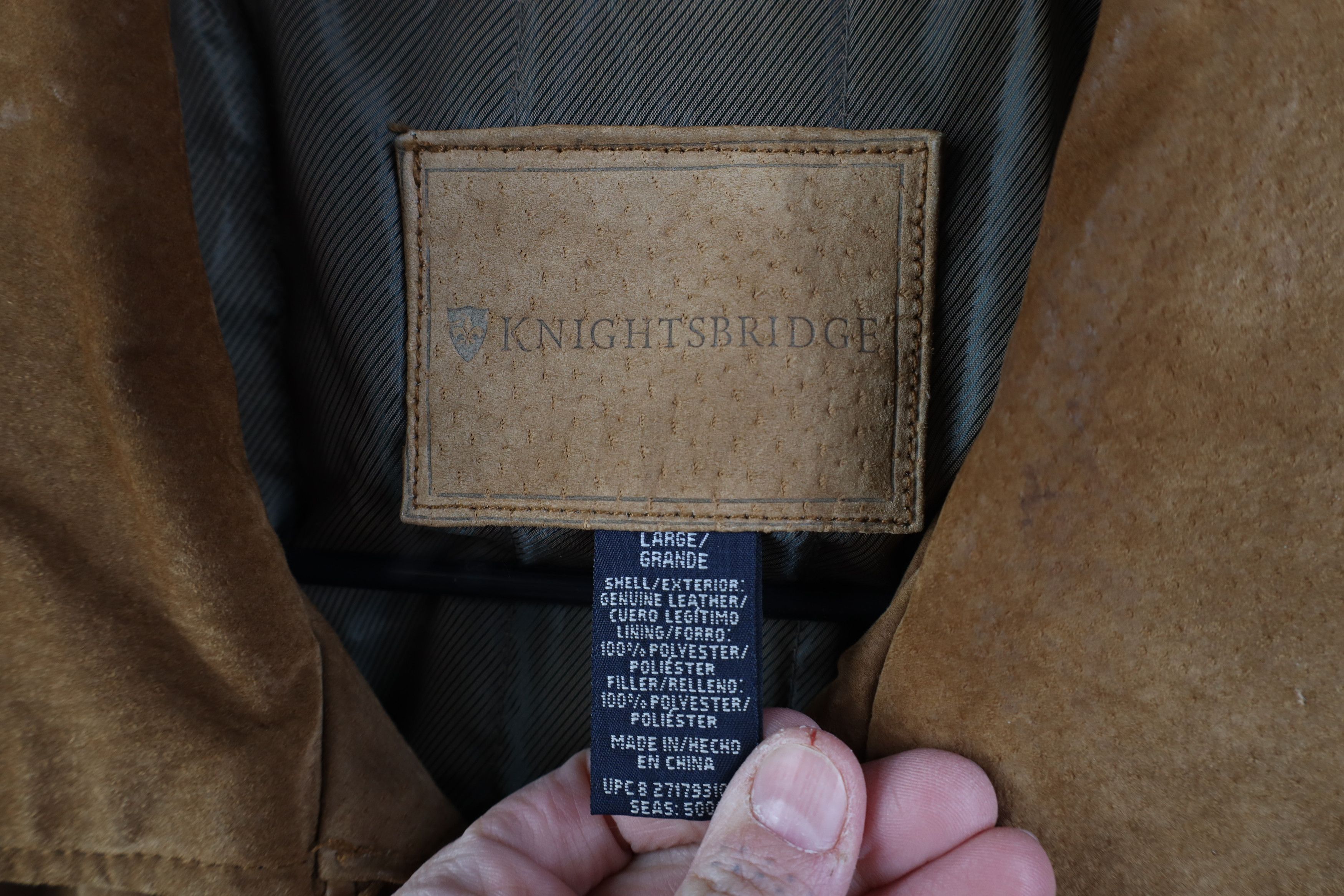 Vintage Vintage 90s Streetwear Lined Suede Leather Full Zip Jacket Size US L / EU 52-54 / 3 - 9 Thumbnail