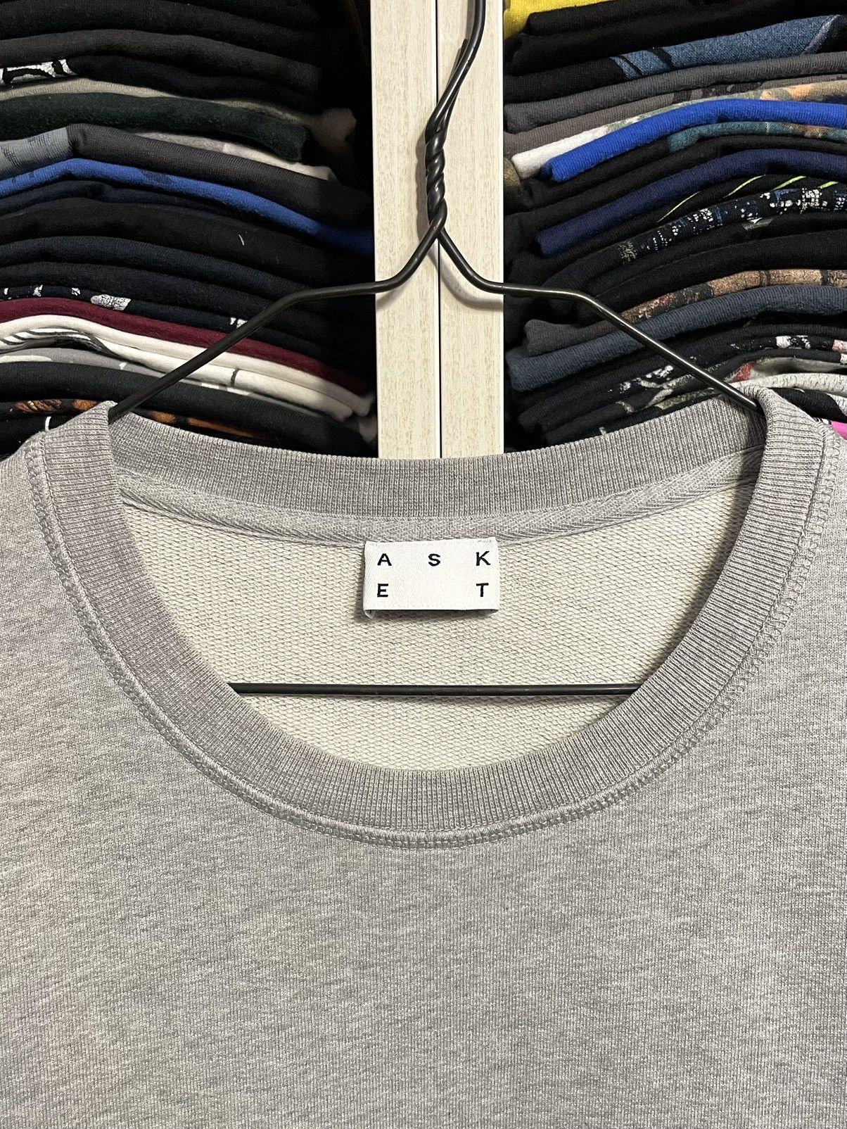 Asket Asket Basic Cotton Sweatshirt Crewneck Size M Gray Size US M / EU 48-50 / 2 - 3 Thumbnail