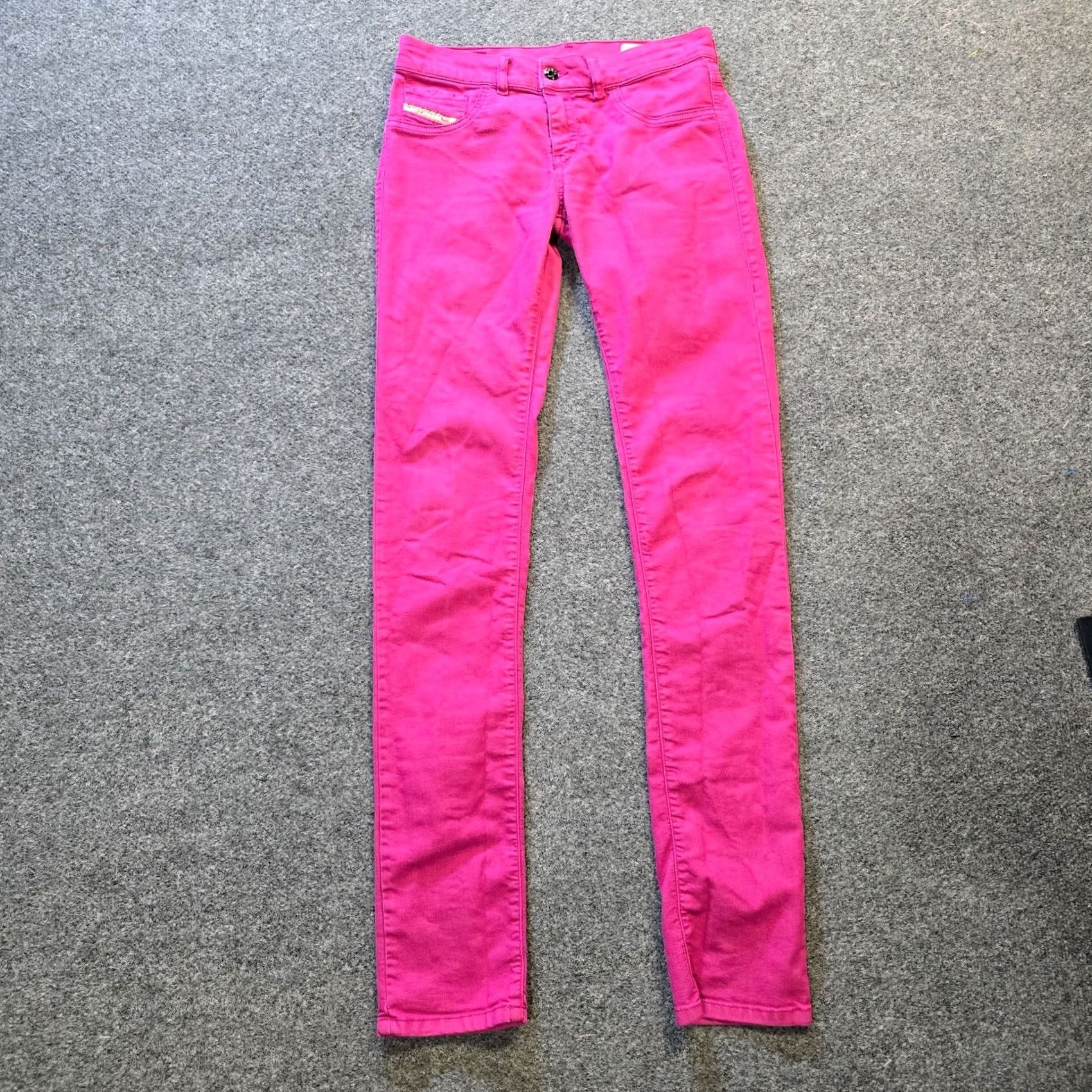 Diesel Diesel Jeans Womens Size 28 Hot Pink Super Slim Jegging Mid Rise Stretch Casual Size 28" / US 6 / IT 42 - 2 Thumbnail
