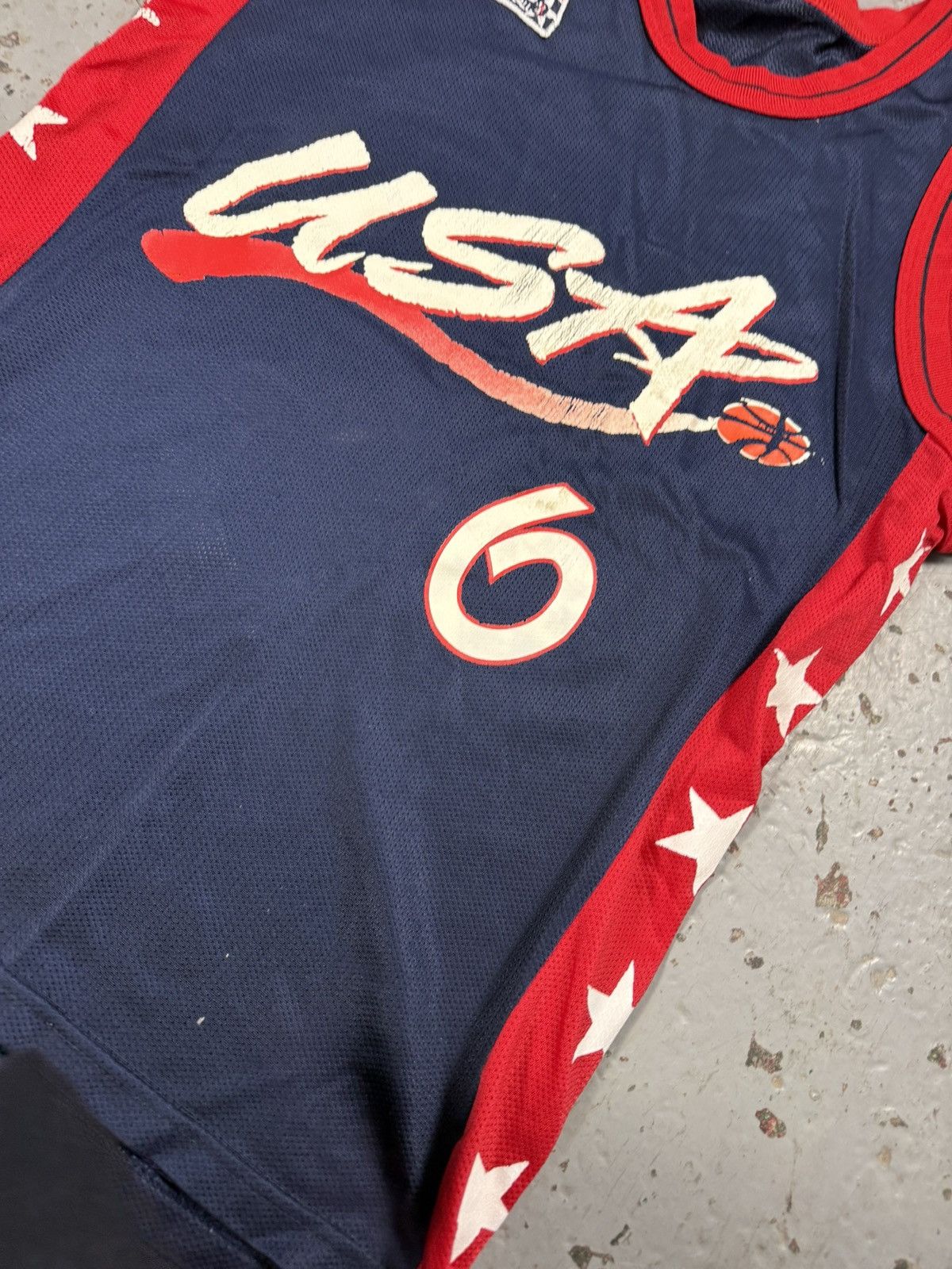 Other Insane Vintage Team USA Hardaway Champion Basketball Jersey Size US L / EU 52-54 / 3 - 3 Thumbnail