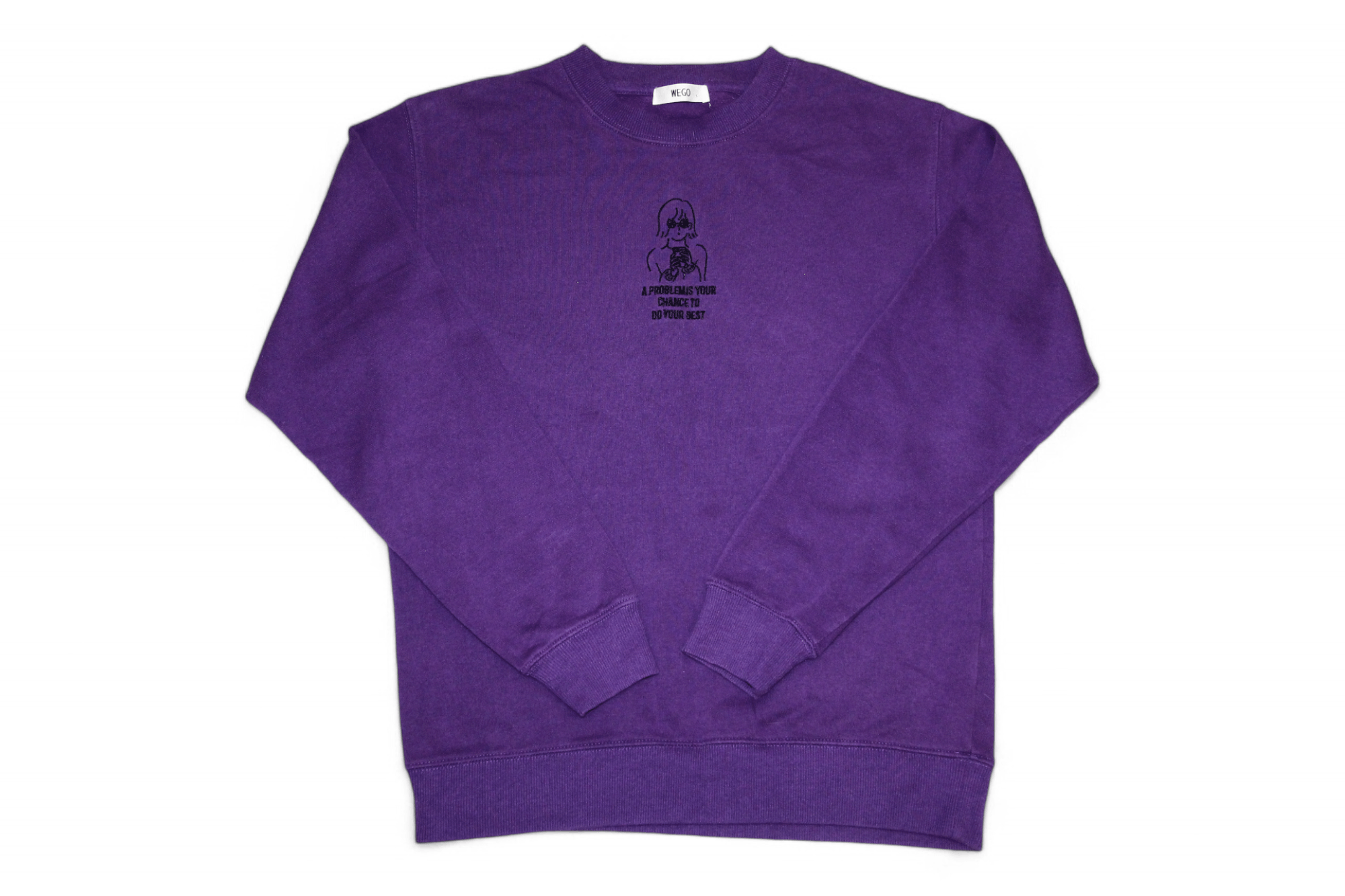 Japanese Brand Wego Japan Crewneck Sweatshirt Size US S / EU 44-46 / 1 - 1 Thumbnail