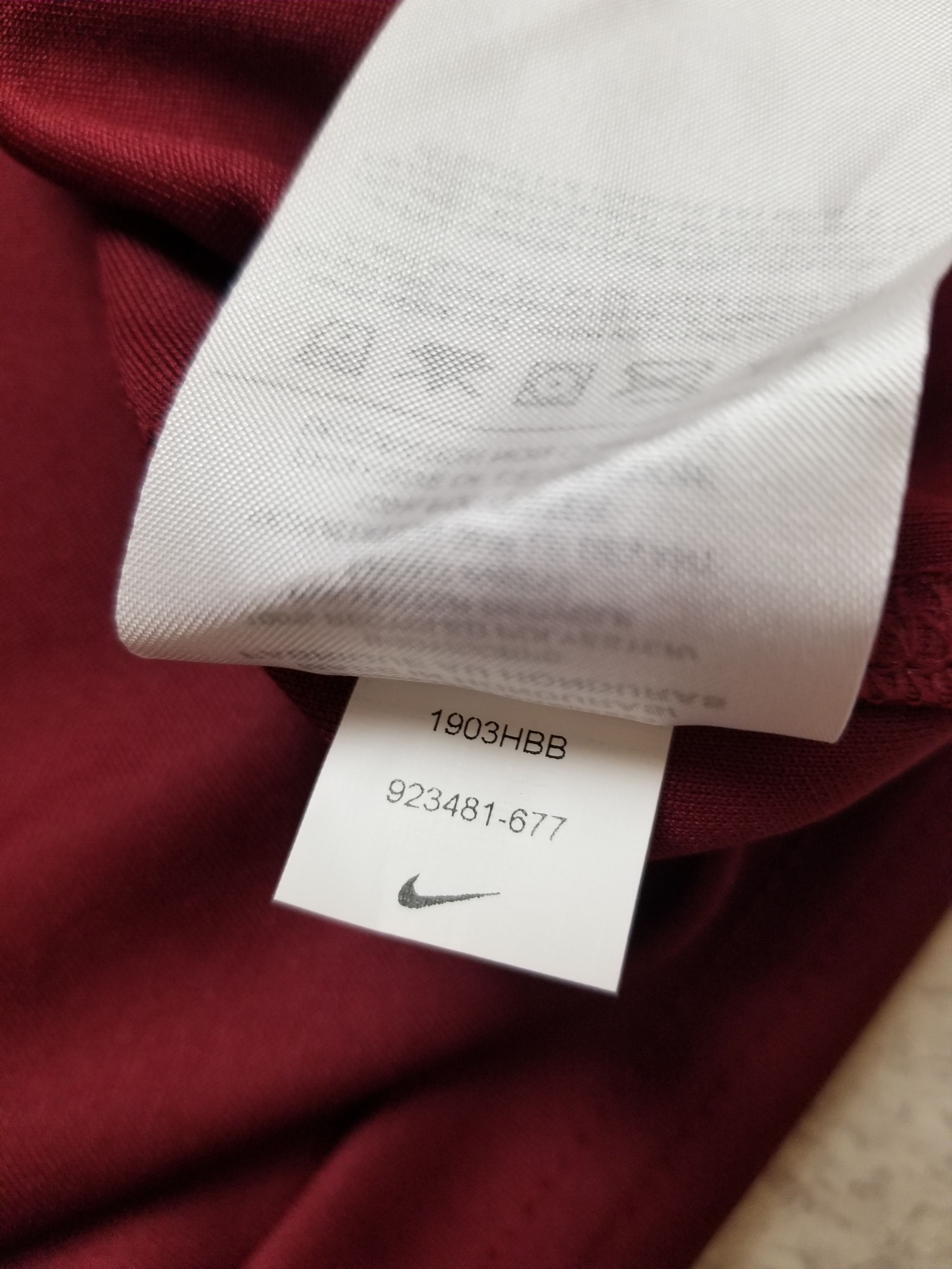 Nike Dwayne Haskins #7 Washington Redskins Limited Sewn Jersey Size US L / EU 52-54 / 3 - 23 Thumbnail