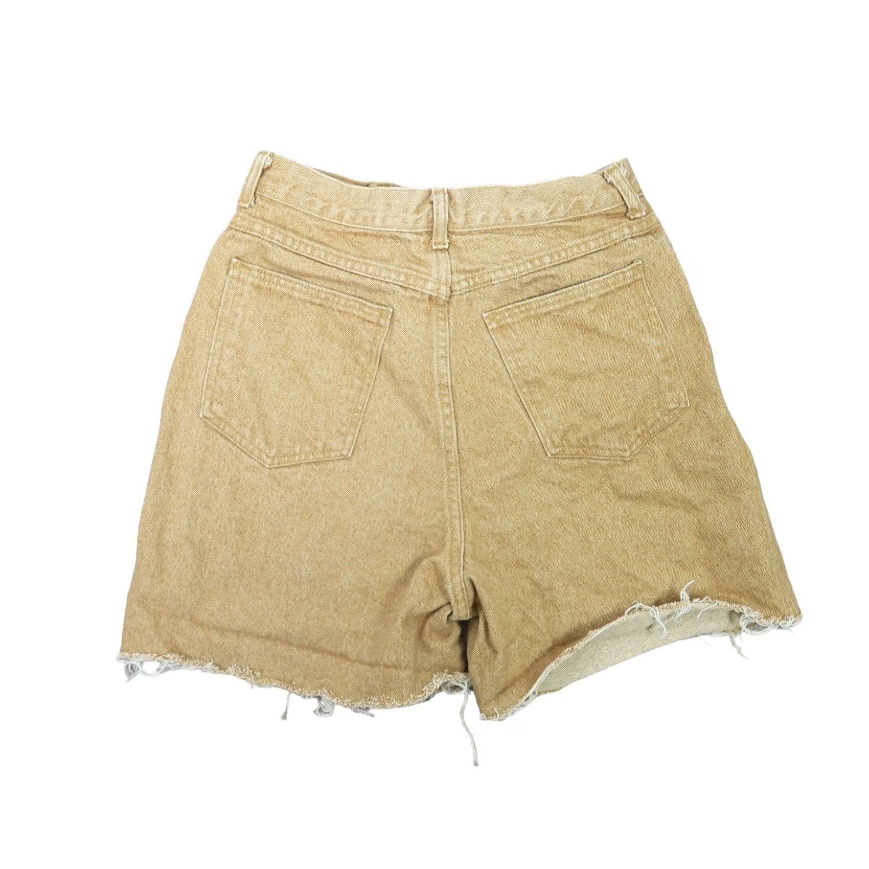 Lands' End VINTAGE Lands End jean shorts 28" tan denim high rise 90s Size 34" / US 12 / IT 48 - 4 Thumbnail