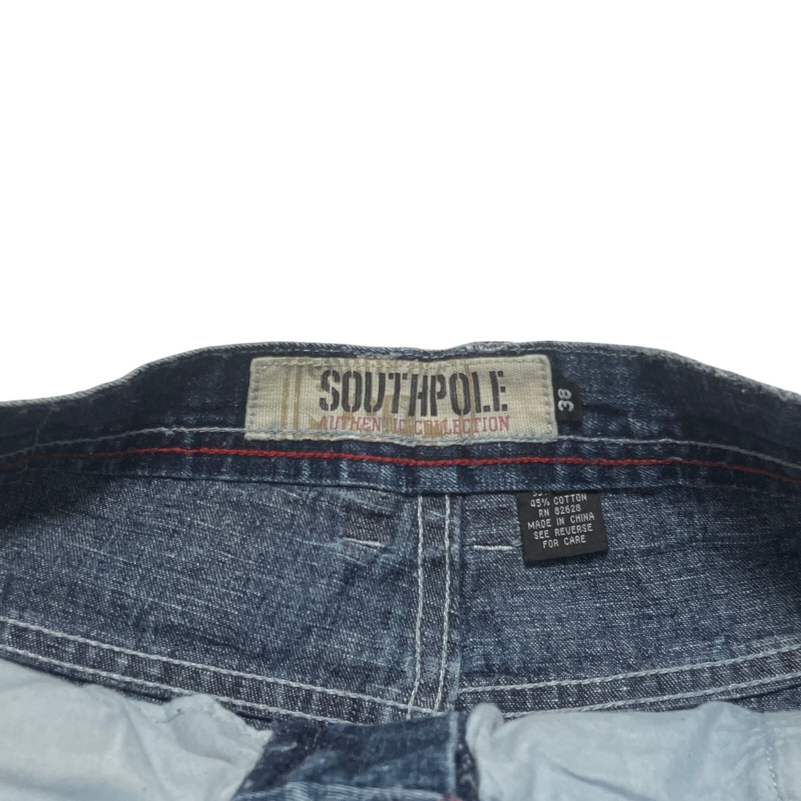 Southpole VTG Y2K 00's Southpole Blue Baggy Wide Leg Rave Jeans 36x30 Size US 36 / EU 52 - 4 Thumbnail