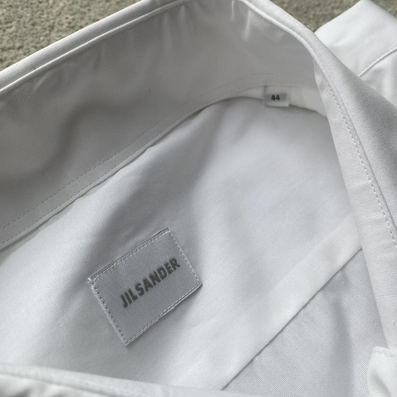 Jil Sander Jil Sander Embroidered Button Down Shirt Size US XL / EU 56 / 4 - 6 Thumbnail
