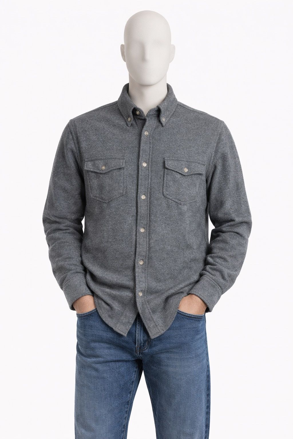 Versace Jeans Couture Versace Jeans Couture Cotton Flannel Button Up Shirt Size L Size US L / EU 52-54 / 3 - 1 Thumbnail