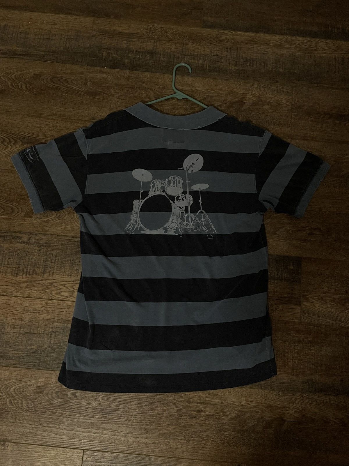 Hard Rock Cafe Vintage Hard Rock Cafe Striped New Orleans Polo Size US L / EU 52-54 / 3 - 5 Thumbnail