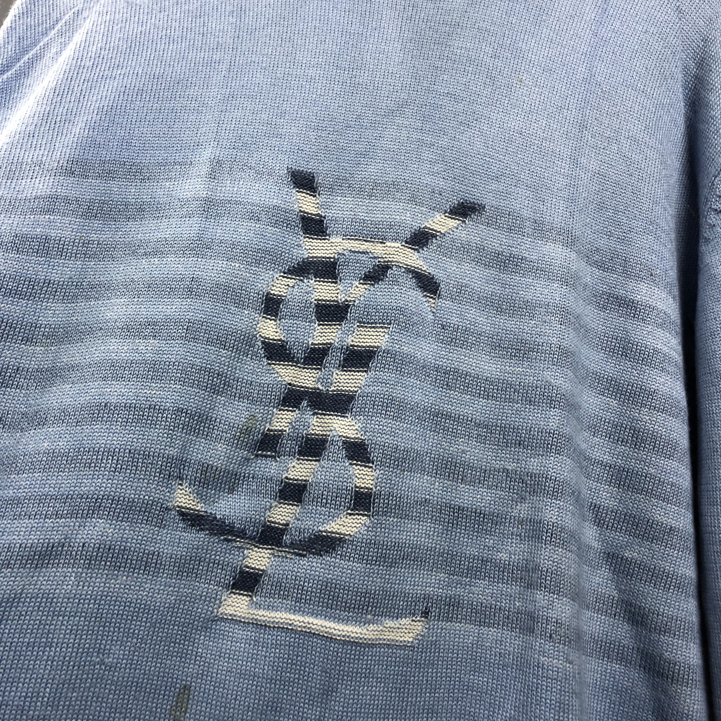 Yves Saint Laurent Yves Saint Laurent YSL Logo knit sweater Size US XL / EU 56 / 4 - 5 Thumbnail