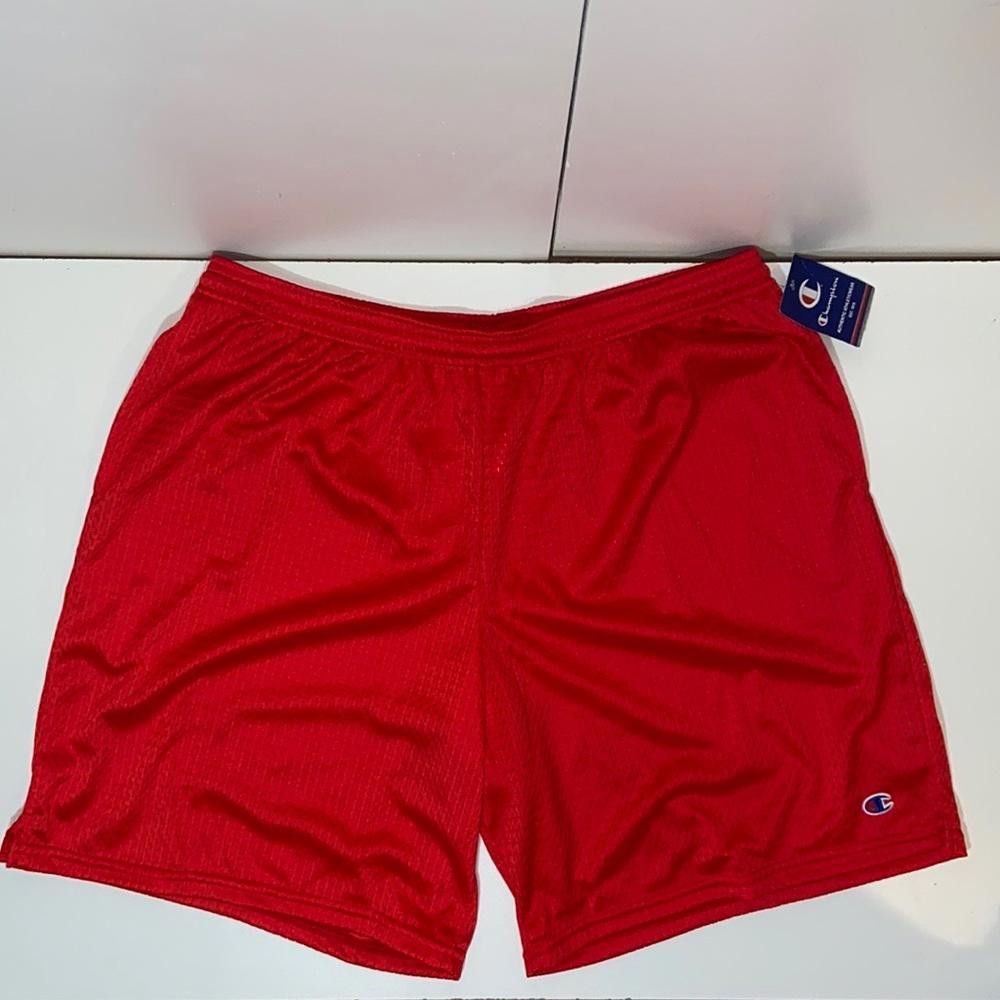 Champion Champion l NWT Long Mesh Shorts in Crimson Size XXL Size US 40 / EU 56 - 2 Thumbnail