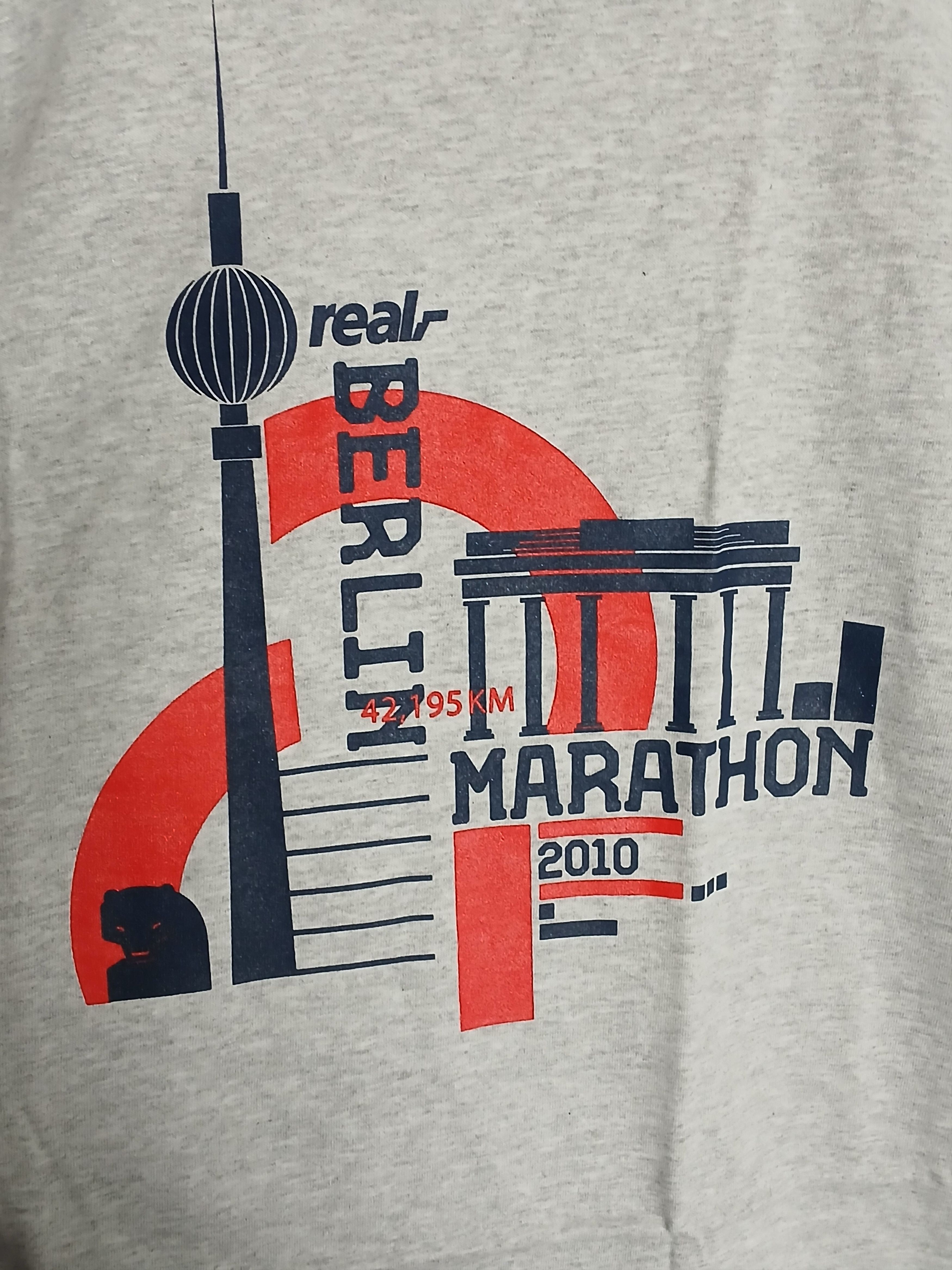 Adidas New Adidas Berlin Marathon 2010 Running Training T-Shirt Size US L / EU 52-54 / 3 - 3 Thumbnail