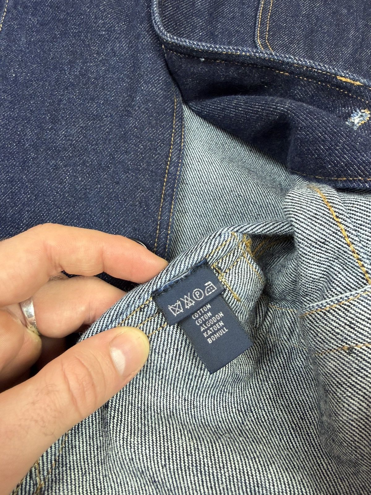 Polo Ralph Lauren Ralph Lauren Denim Blazer Dark Wash Vintage Workwear Style Size M / US 6-8 / IT 42-44 - 5 Thumbnail