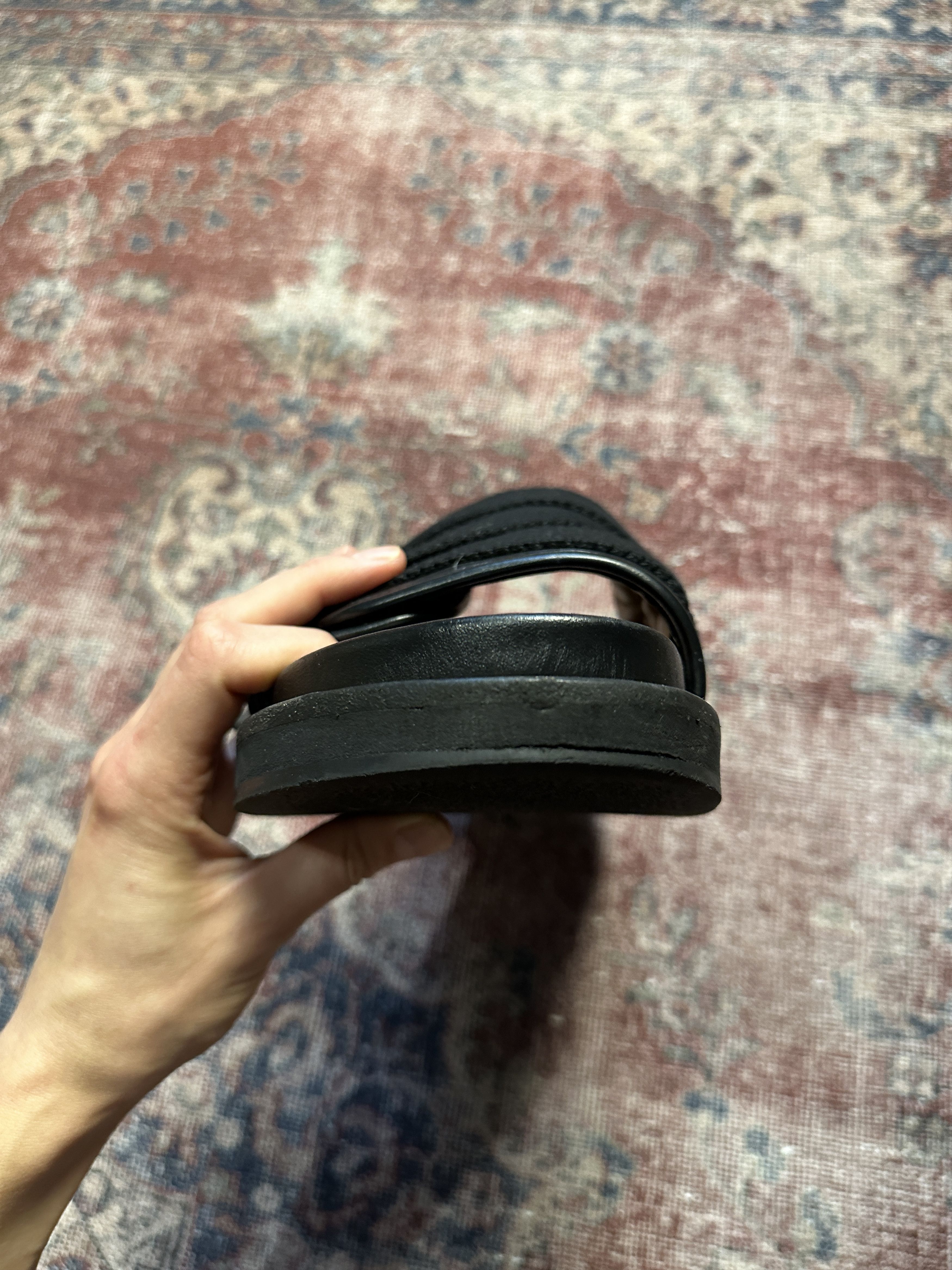Ambush Design Ambush Padded Leather Sandals Size US 10 / EU 43 - 12 Thumbnail