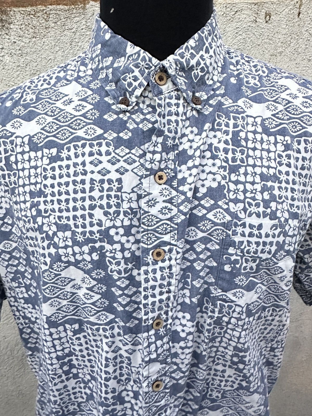 Reyn Spooner PreOwned Reyn Spooner Hawaiian Print Blue Men's XL Size US XL / EU 56 / 4 - 3 Thumbnail