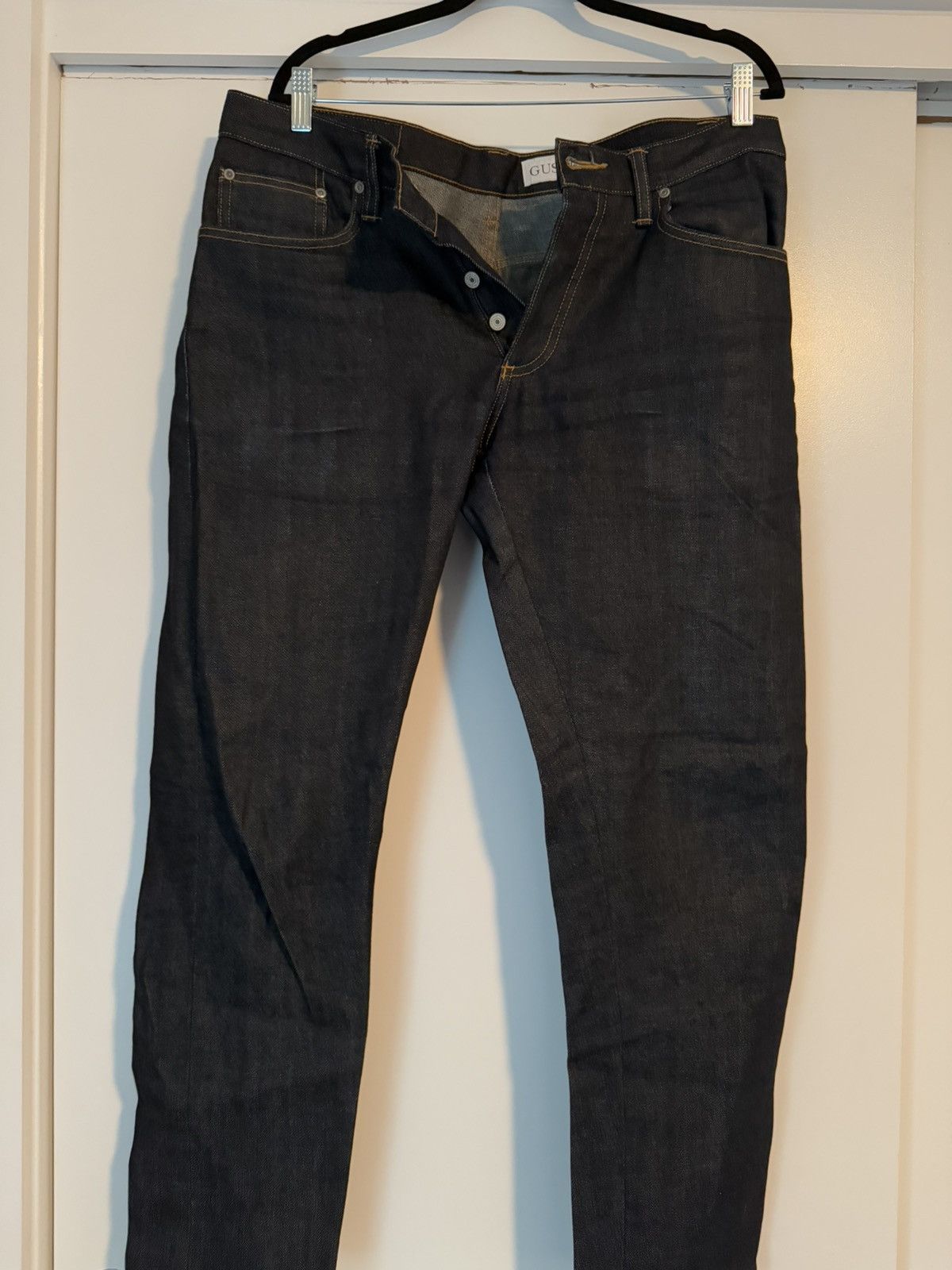 Gustin Gustin Raw Selvedge Denim — Button Fly Size US 33 - 1 Thumbnail