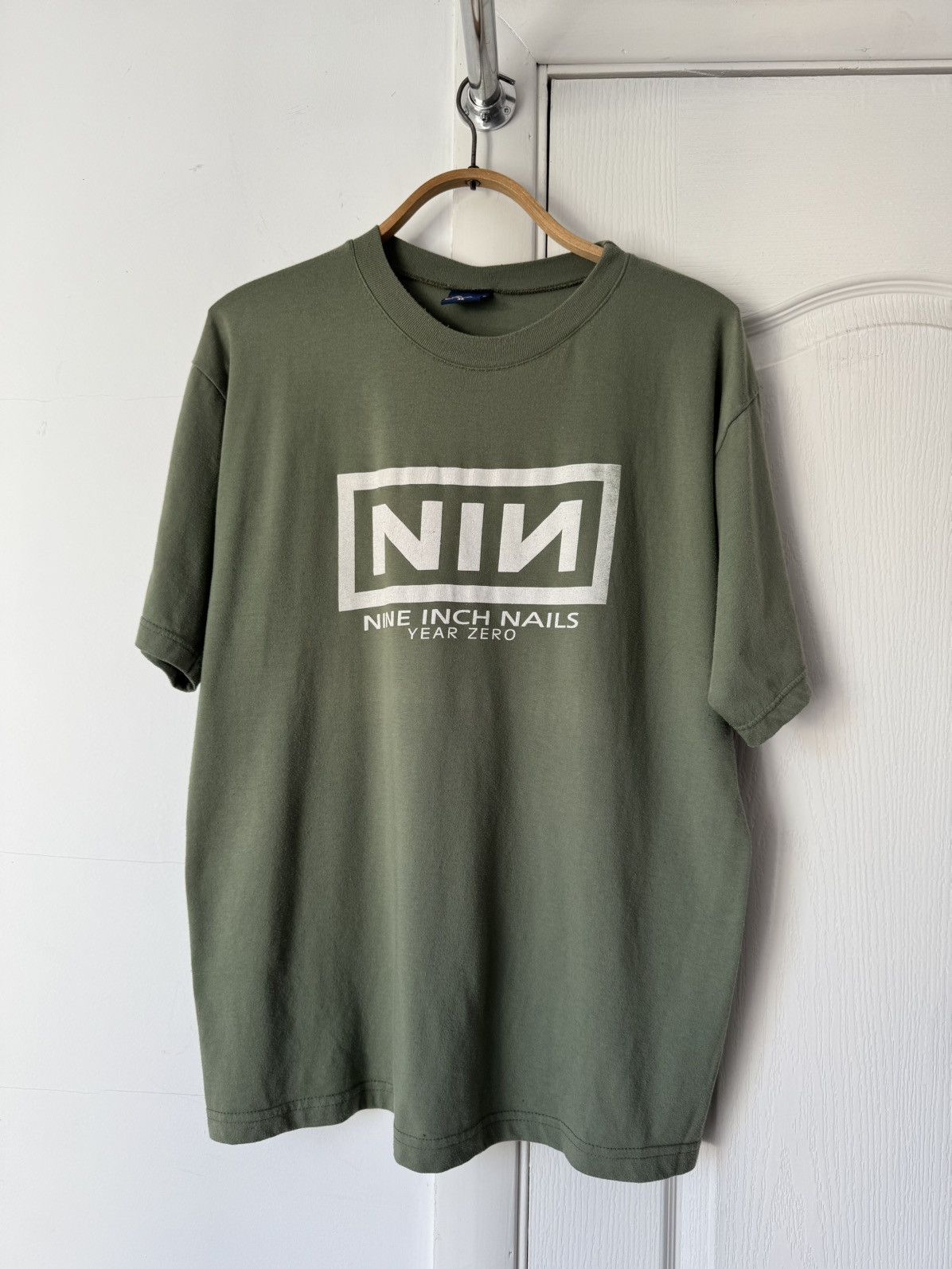 Band Tees Vintage Y2K Nine Inch Nails Year Zero Band Tee Size US L / EU 52-54 / 3 - 1 Thumbnail