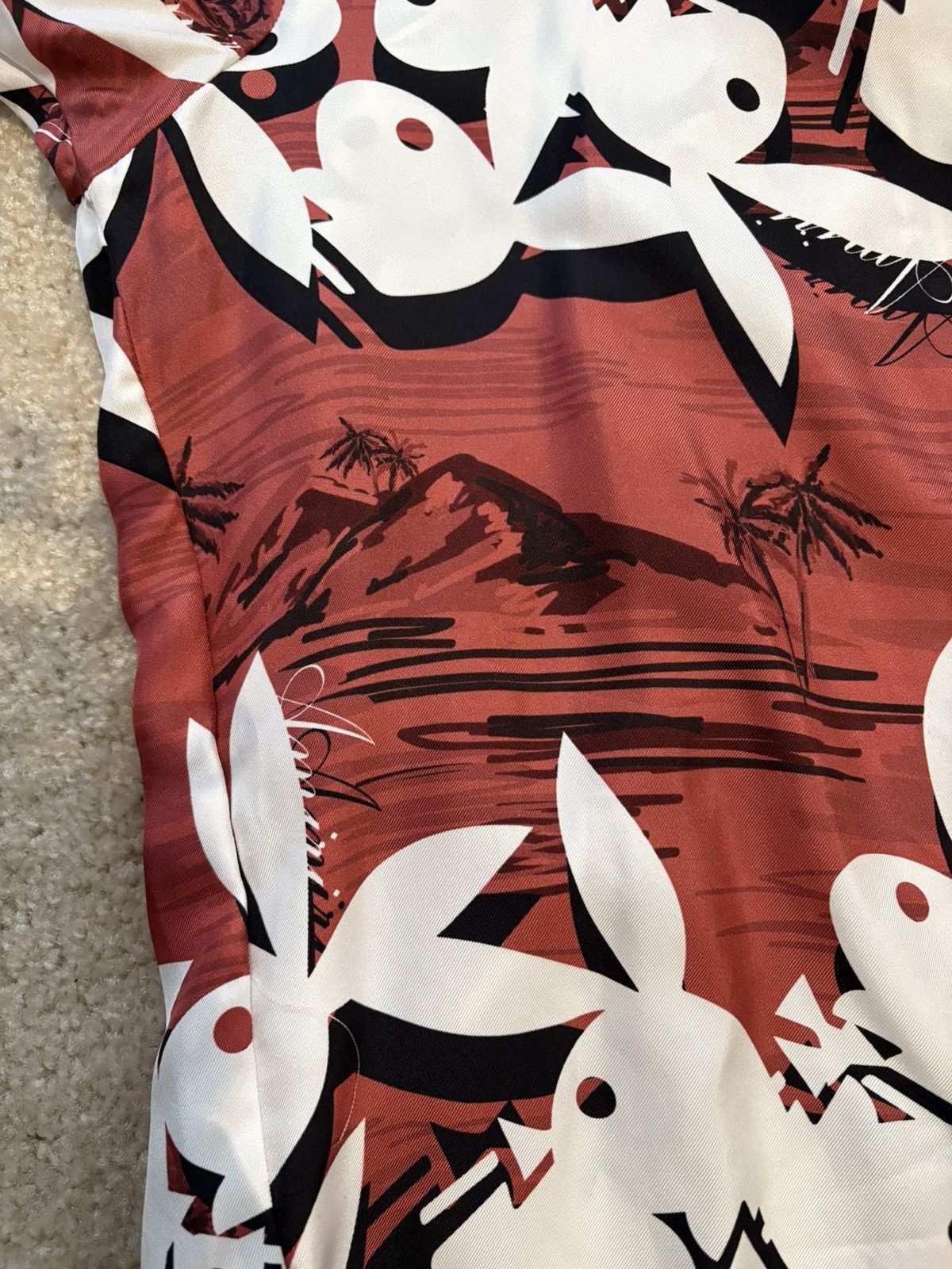 Amiri Playboy aloha Amiri silk shirt Size US M / EU 48-50 / 2 - 2 Thumbnail